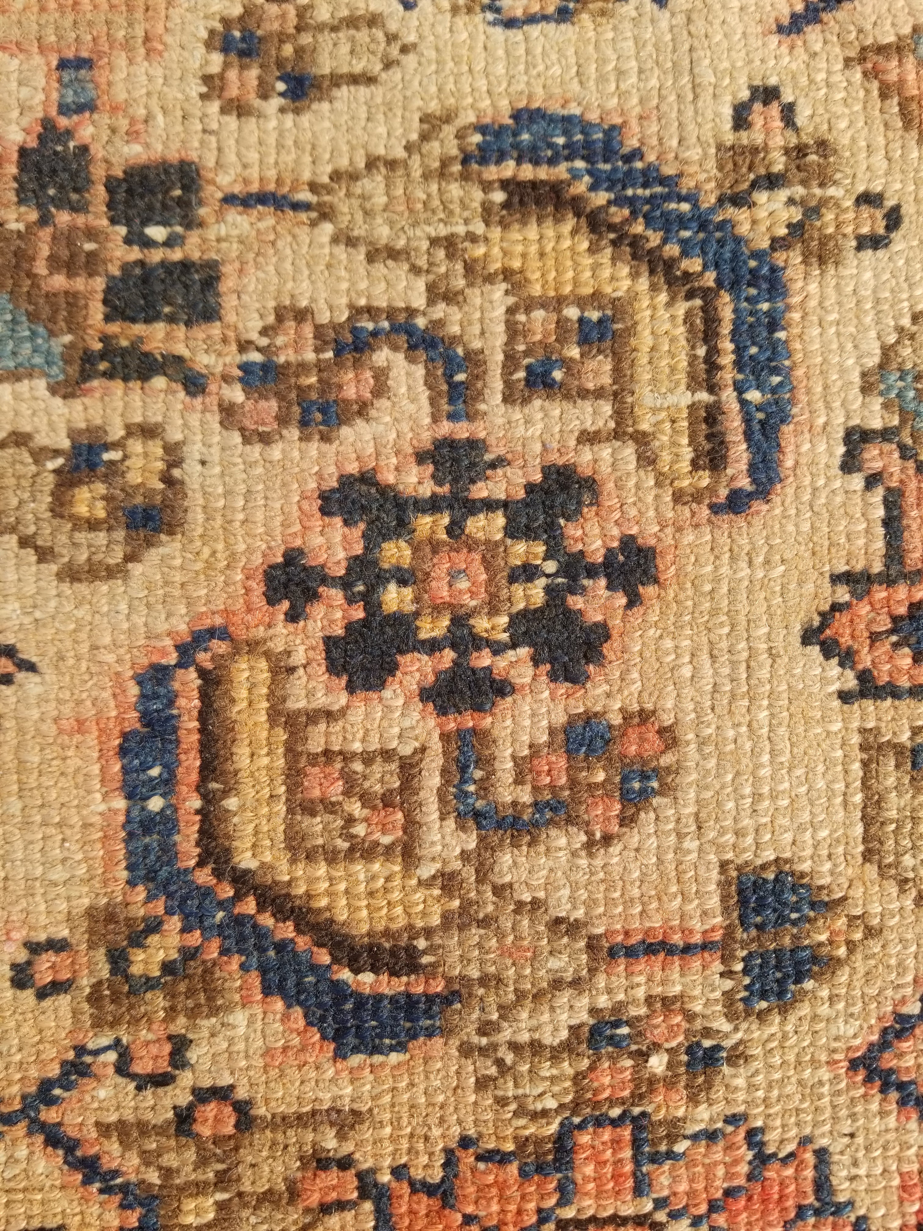 Distressed Antique Traditional Handmade Oriental Wool Multicolor Rug 175x109cm