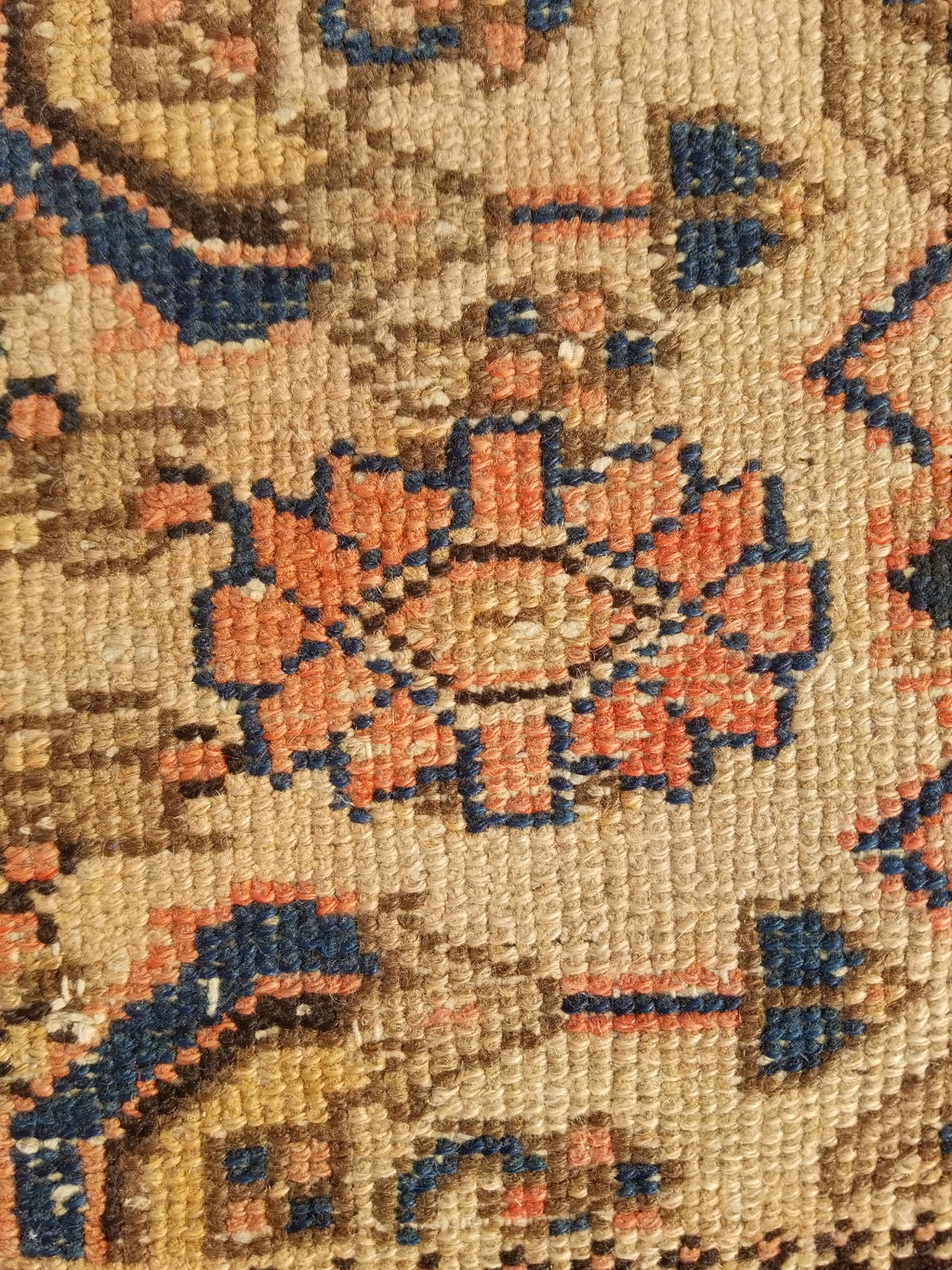 Distressed Antique Traditional Handmade Oriental Wool Multicolor Rug 175x109cm
