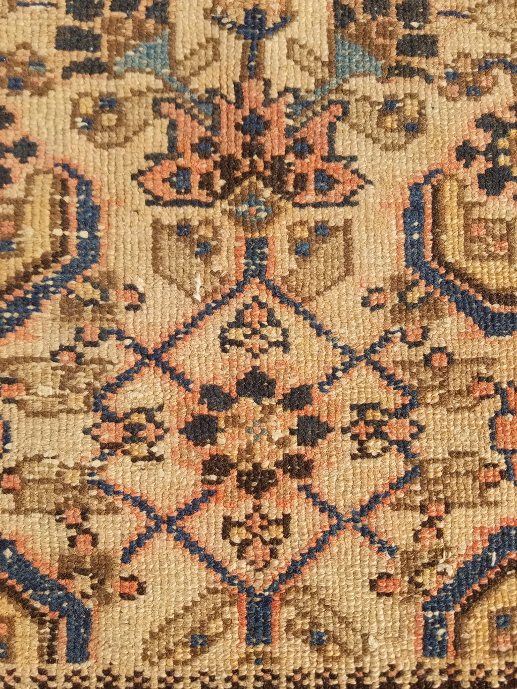 Distressed Antique Traditional Handmade Oriental Wool Multicolor Rug 175x109cm
