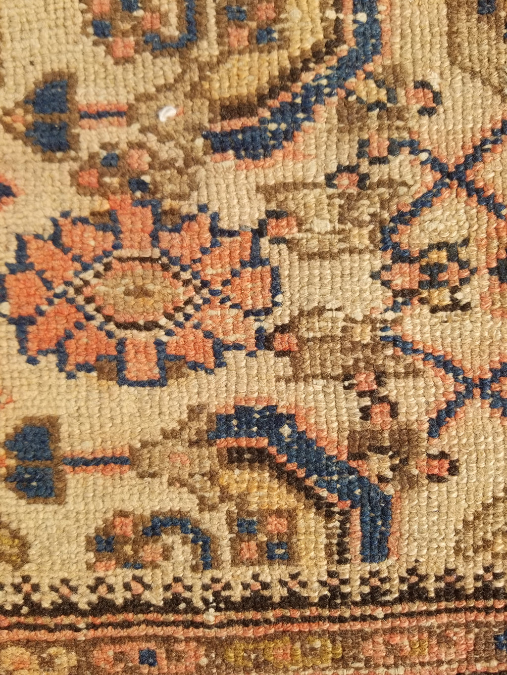Distressed Antique Traditional Handmade Oriental Wool Multicolor Rug 175x109cm