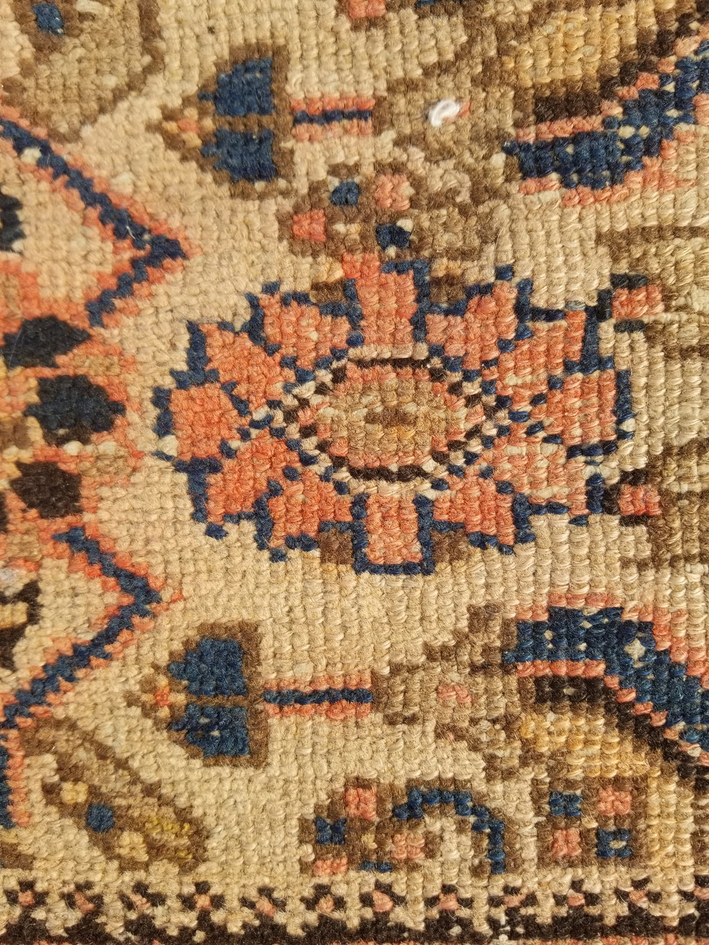 Distressed Antique Traditional Handmade Oriental Wool Multicolor Rug 175x109cm