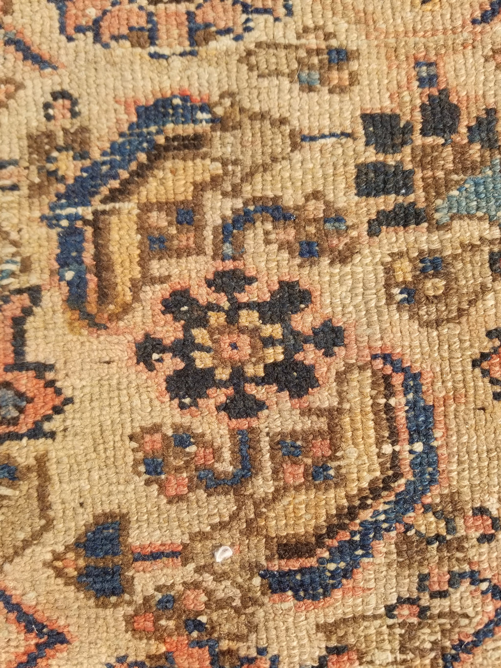 Distressed Antique Traditional Handmade Oriental Wool Multicolor Rug 175x109cm