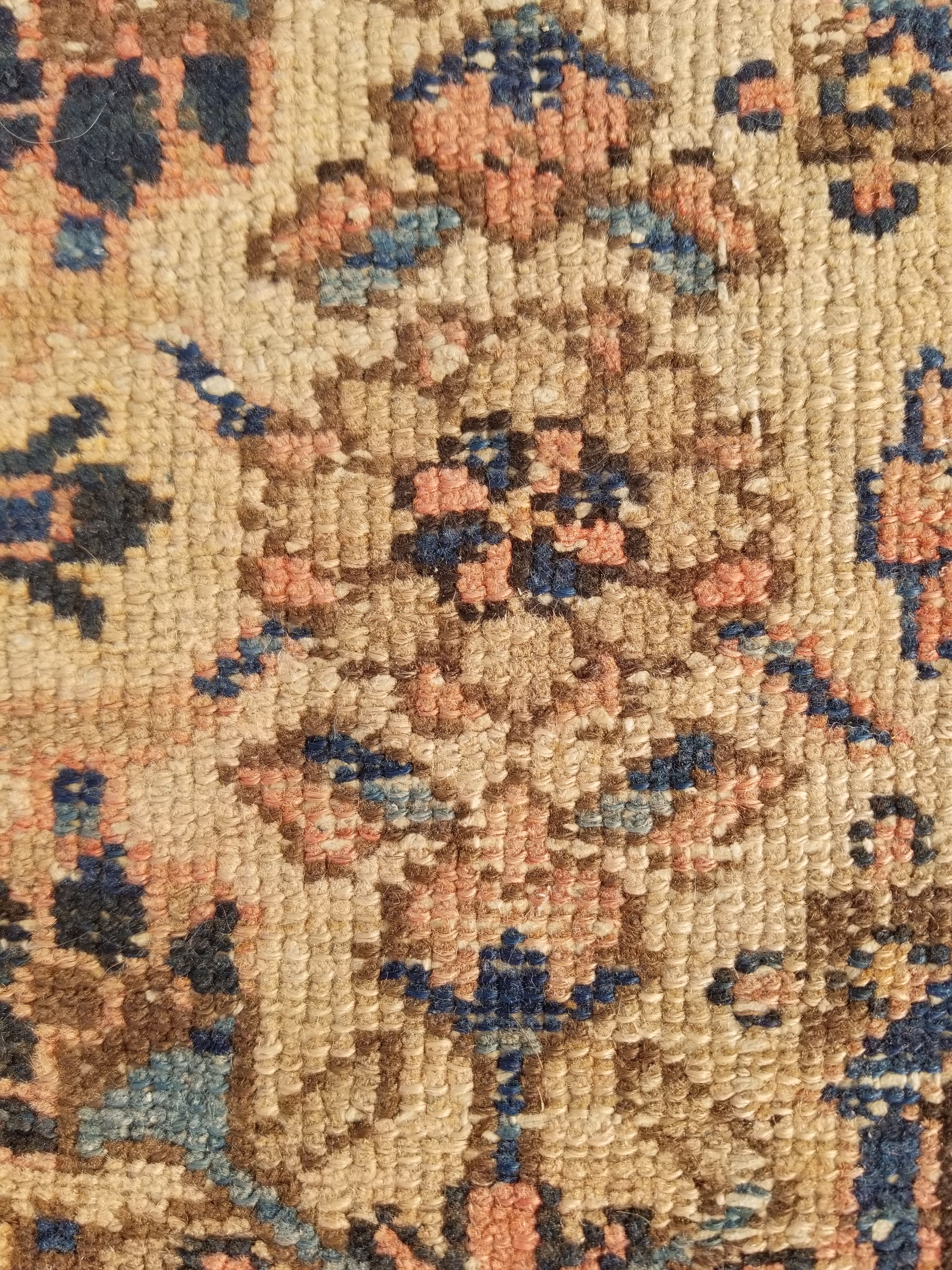 Distressed Antique Traditional Handmade Oriental Wool Multicolor Rug 175x109cm