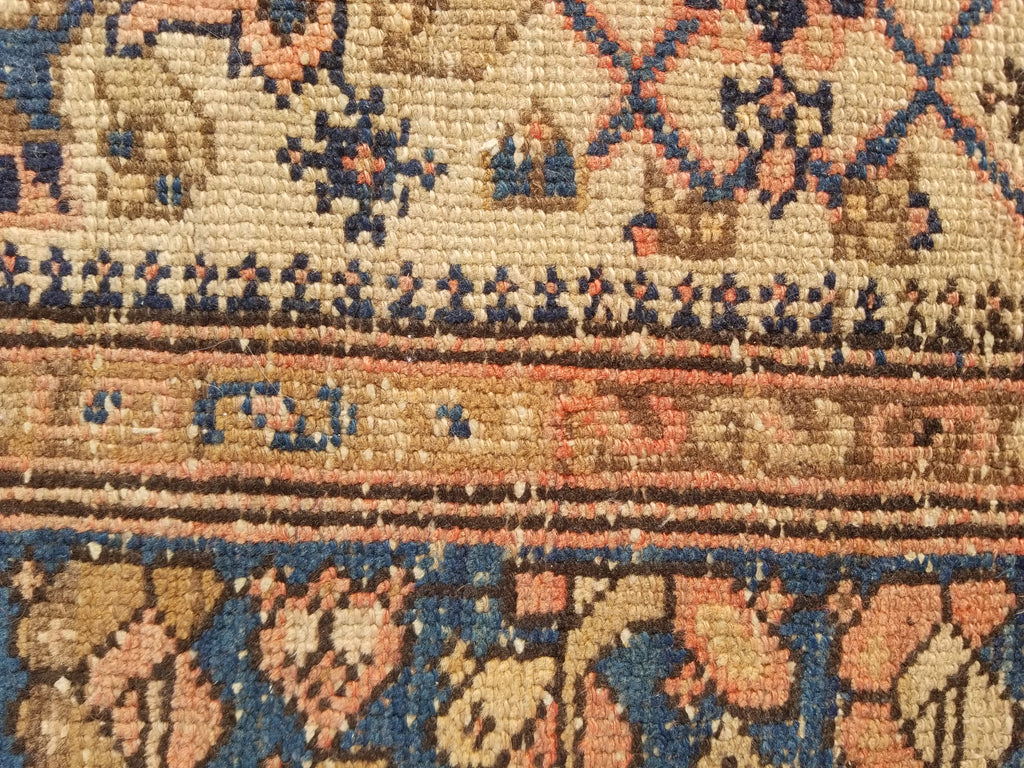 Distressed Antique Traditional Handmade Oriental Wool Multicolor Rug 175x109cm