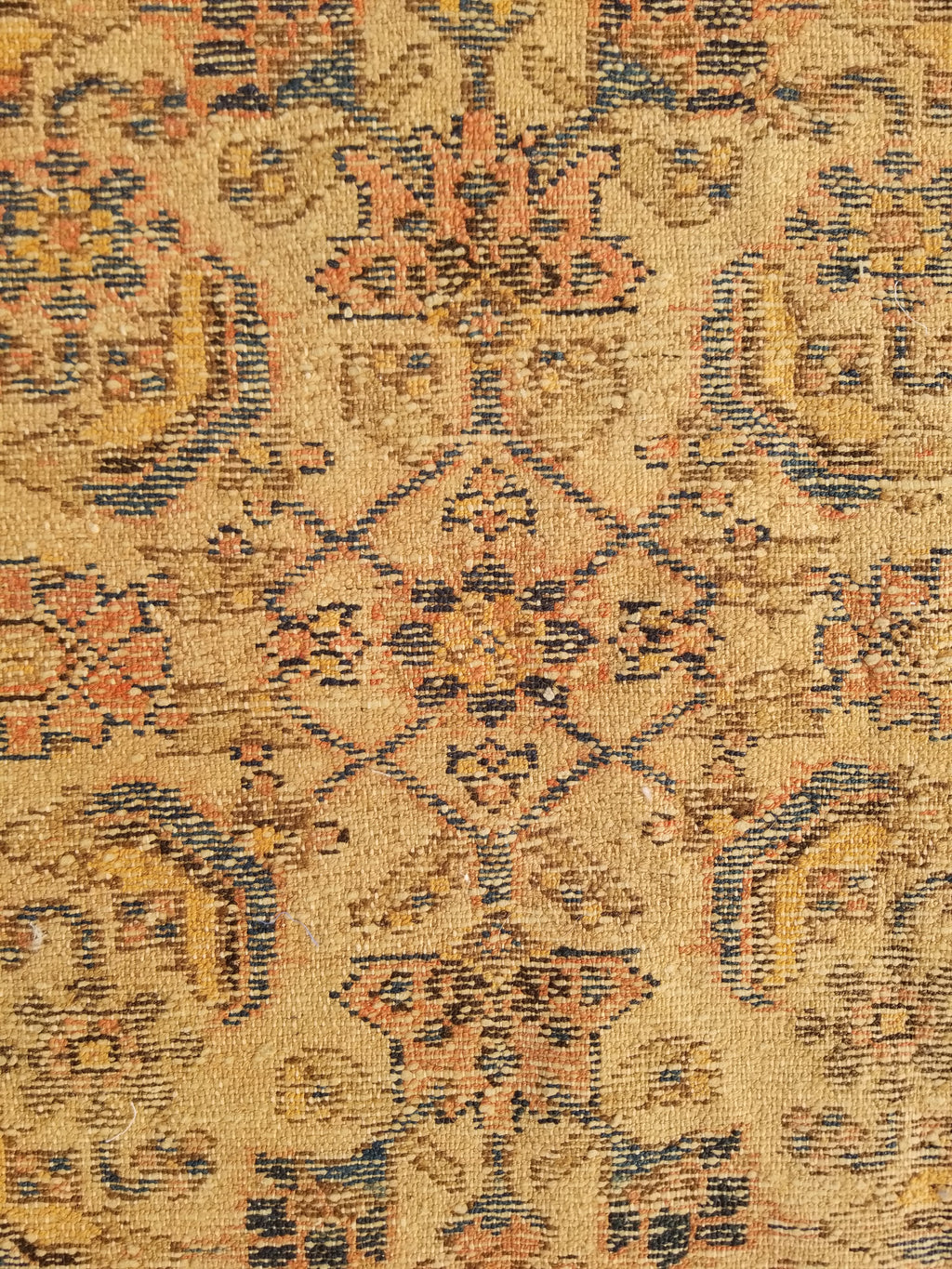 Distressed Antique Traditional Handmade Oriental Wool Multicolor Rug 175x109cm