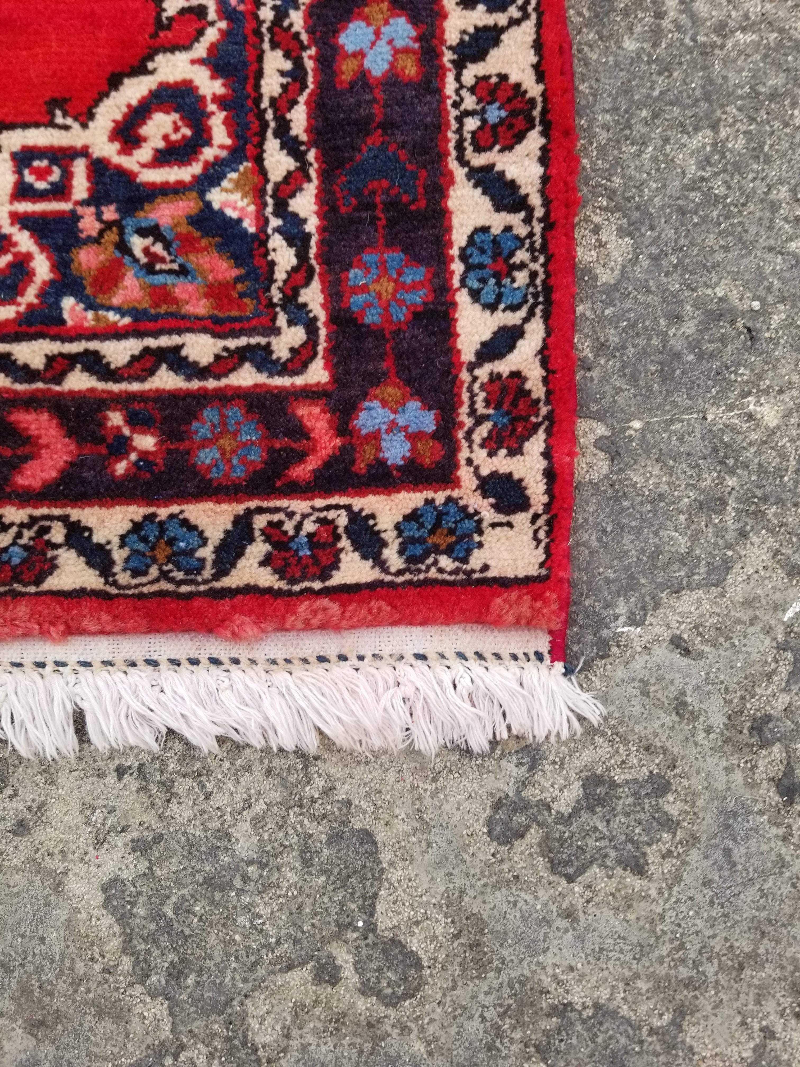 Vintage Traditional Handmade Arak Wool Multicolor Hallway Runner Rug 393x81cm
