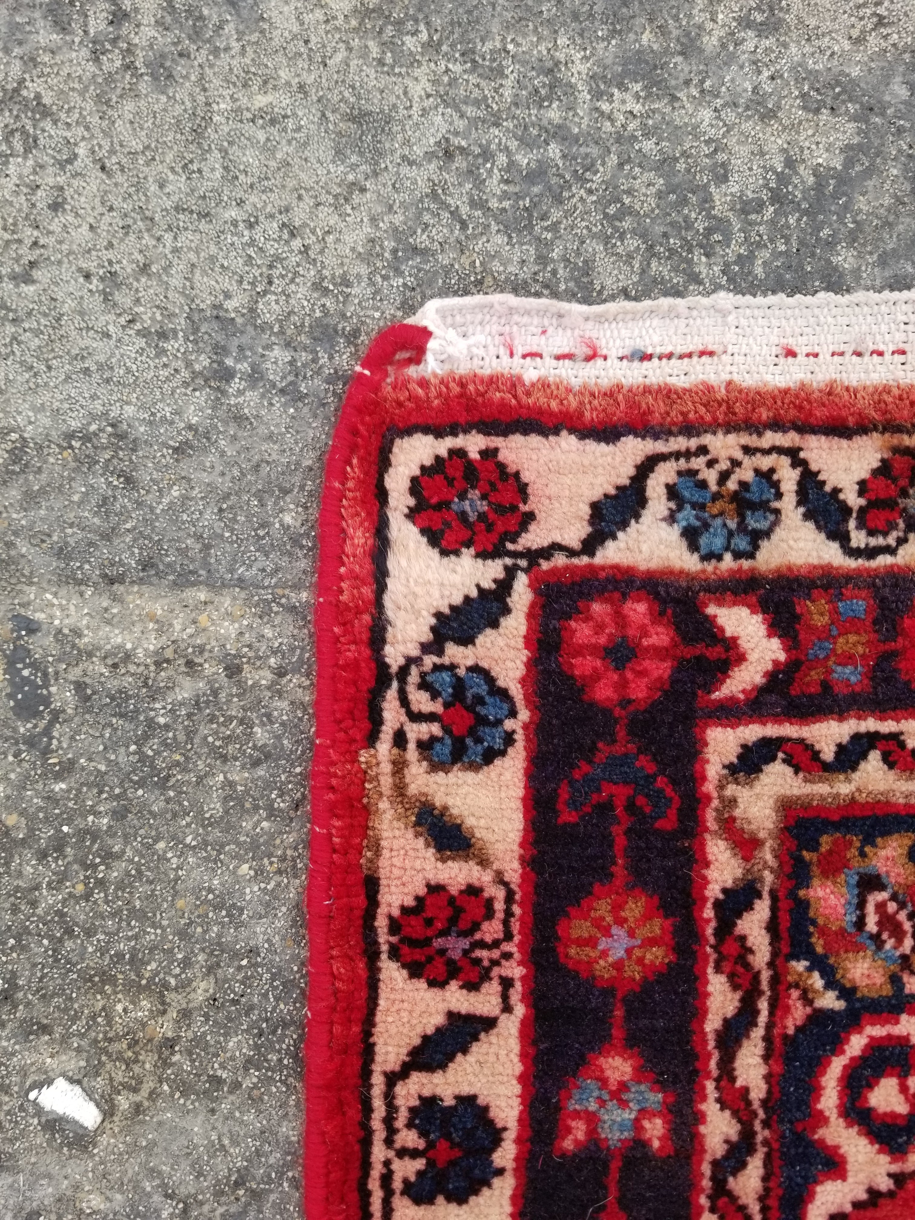 Vintage Traditional Handmade Arak Wool Multicolor Hallway Runner Rug 393x81cm