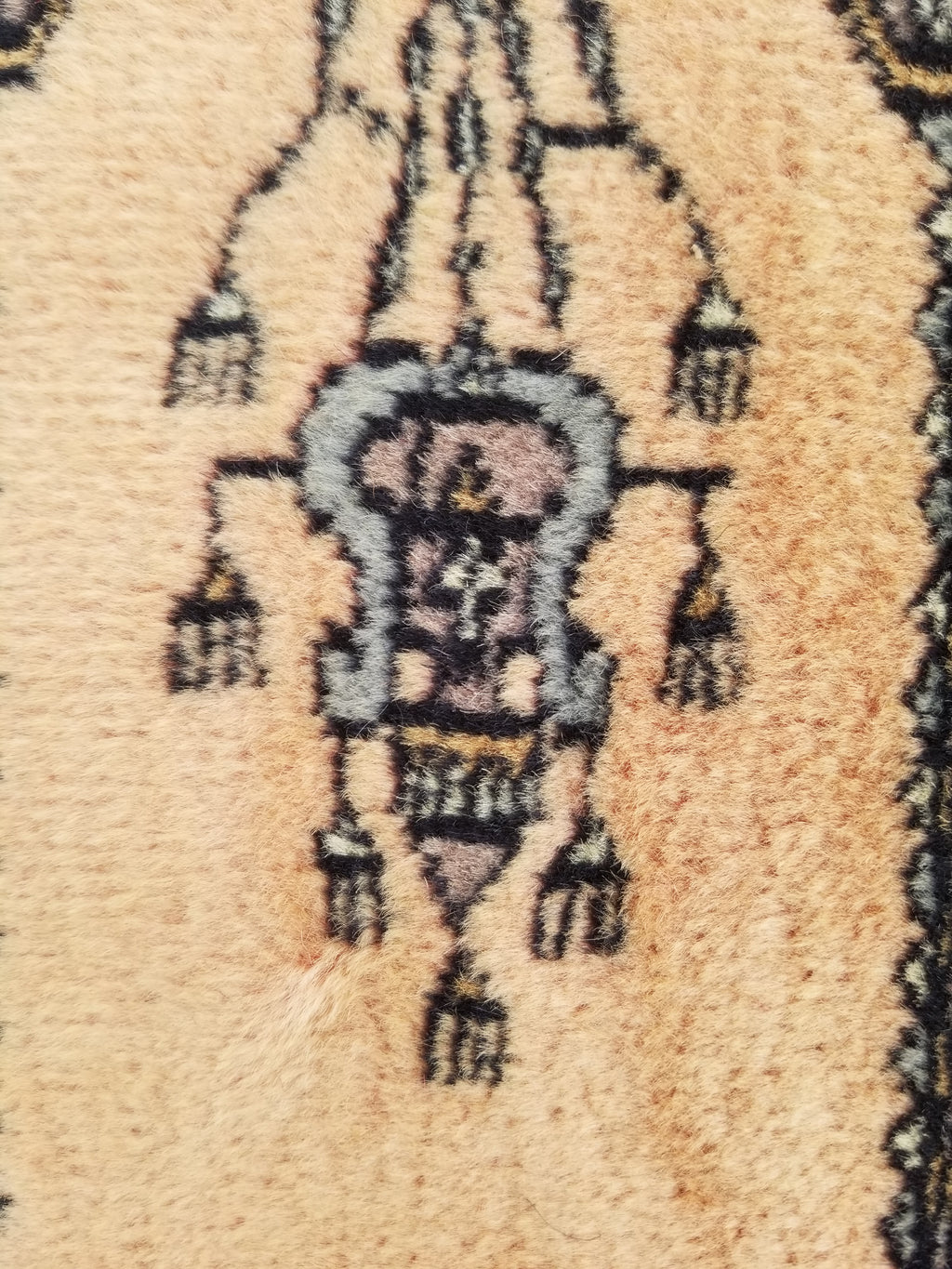 Vintage Traditional Handmade Afghan Medallion Design Wool Doormat 89x48cm