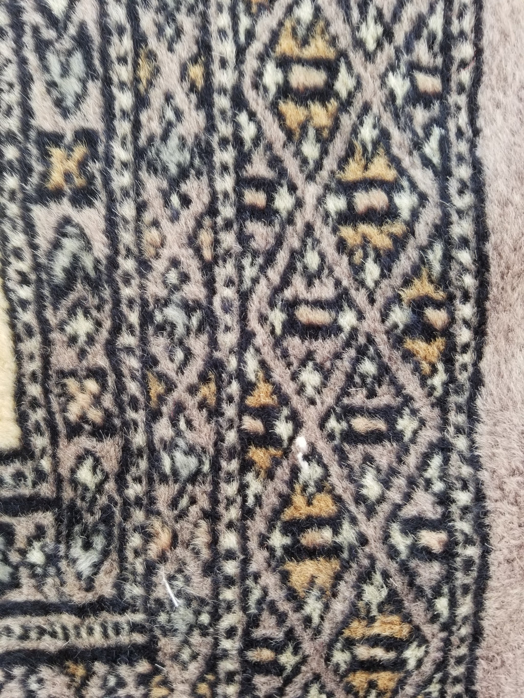 Vintage Traditional Handmade Afghan Medallion Design Wool Doormat 89x48cm