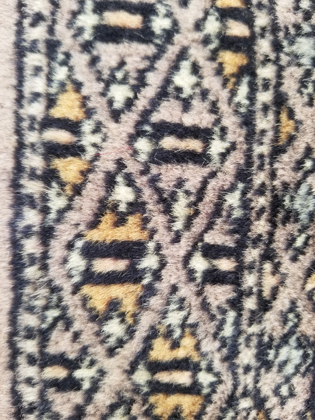 Vintage Traditional Handmade Afghan Medallion Design Wool Doormat 89x48cm