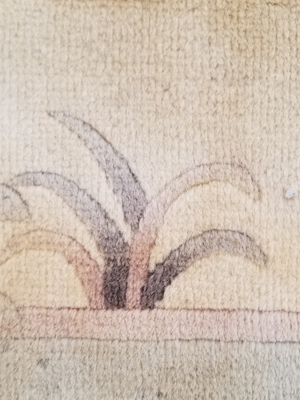 Vintage Traditional Handmade Chinese Silk Floral Beige Rug 198x137cm