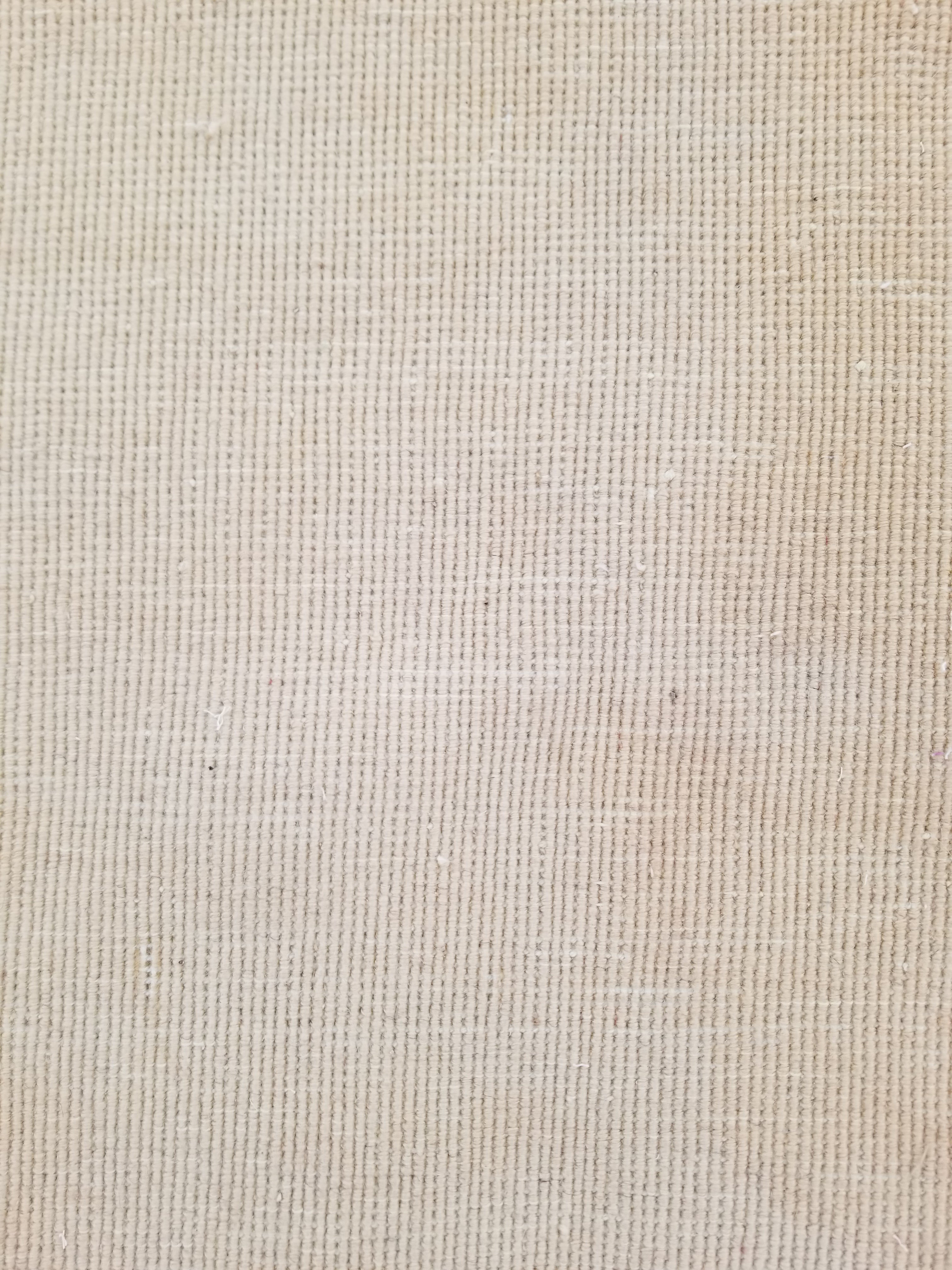 Vintage Traditional Handmade Chinese Silk Floral Beige Rug 198x137cm