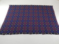 Vintage Welsh Wool Tapestry Blanket Reversible 240x160cm