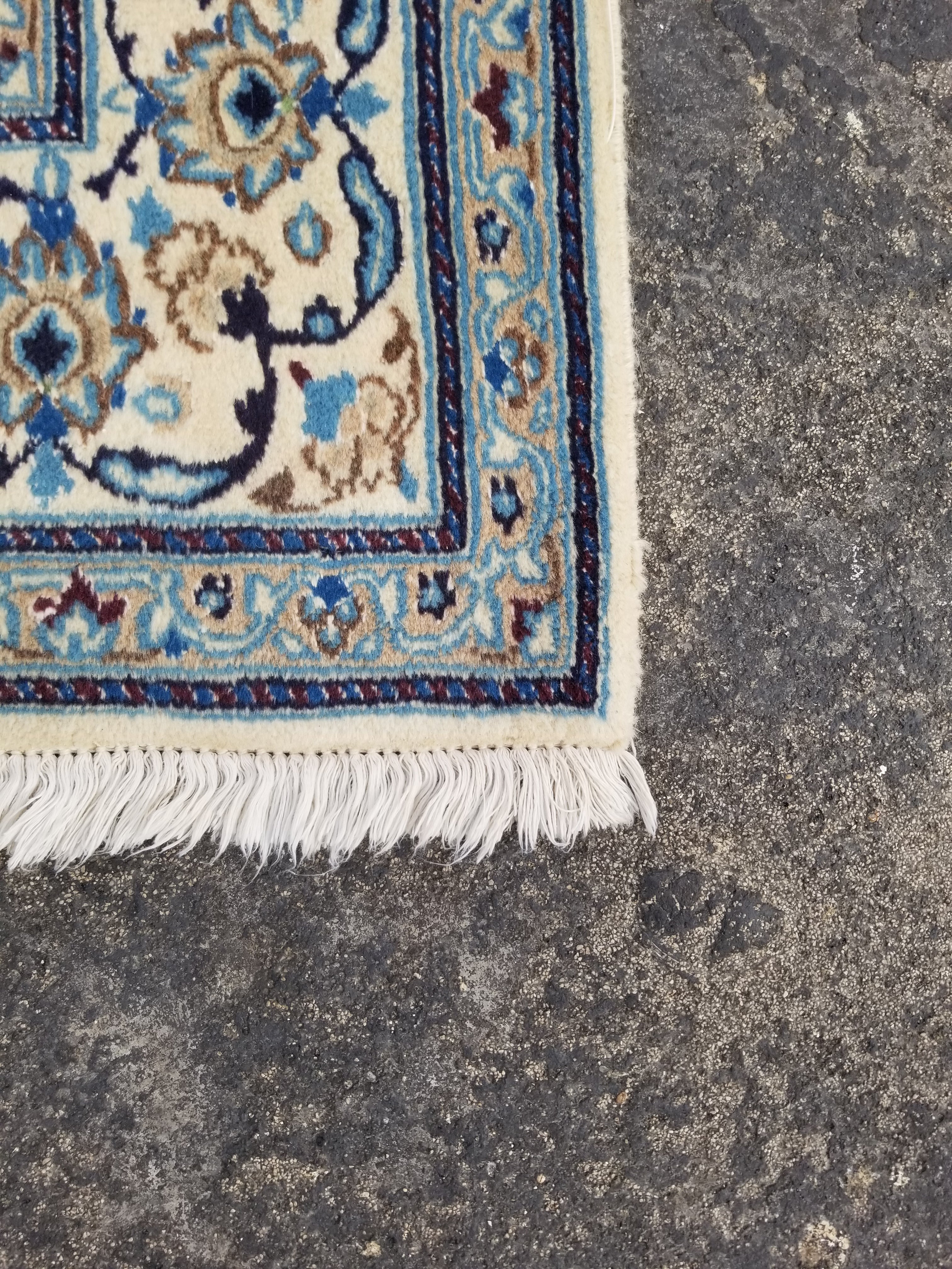 Vintage Traditional Handmade Oriental Wool Multicolor Rug 259x160cm