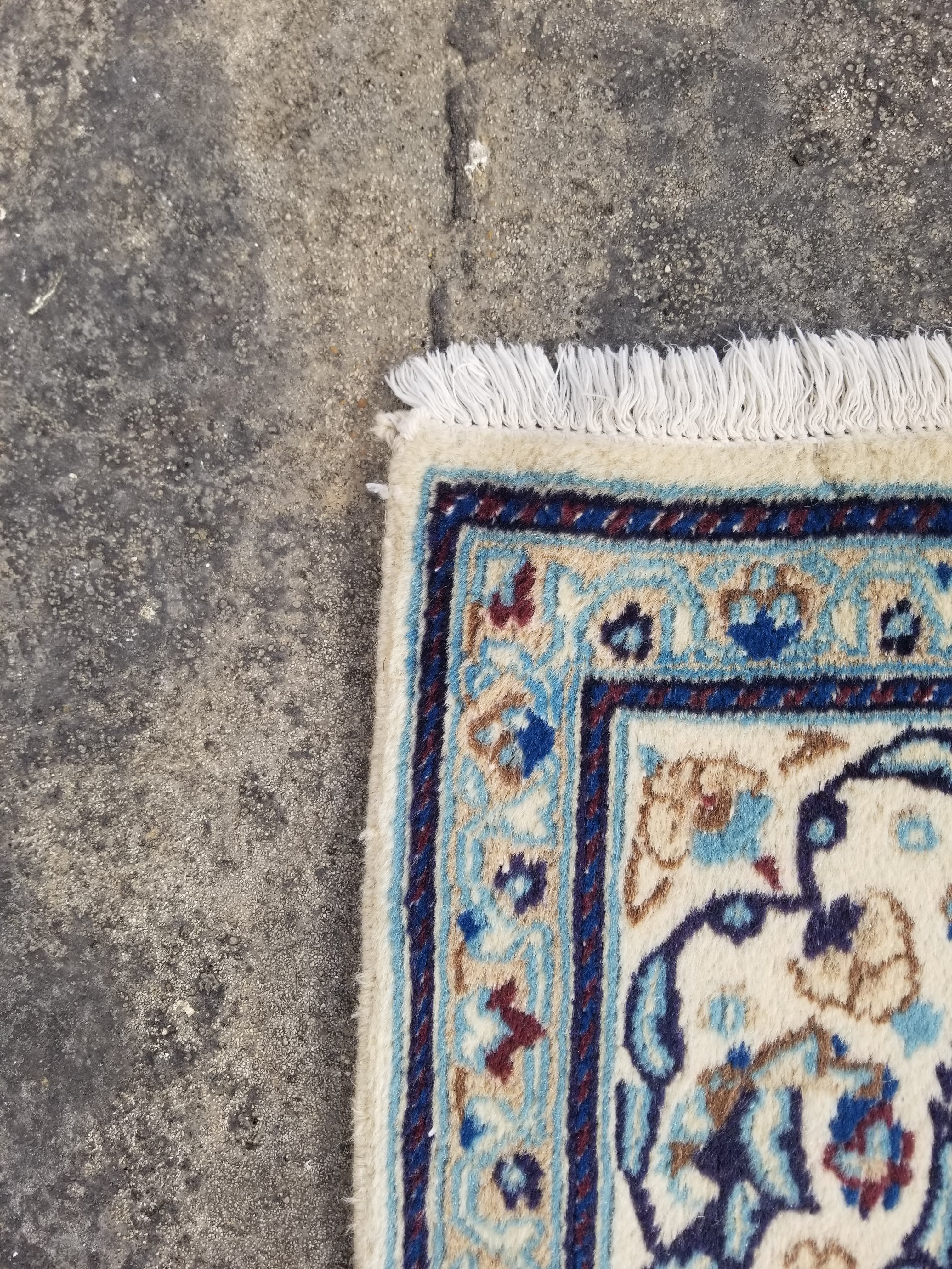 Vintage Traditional Handmade Oriental Wool Multicolor Rug 259x160cm