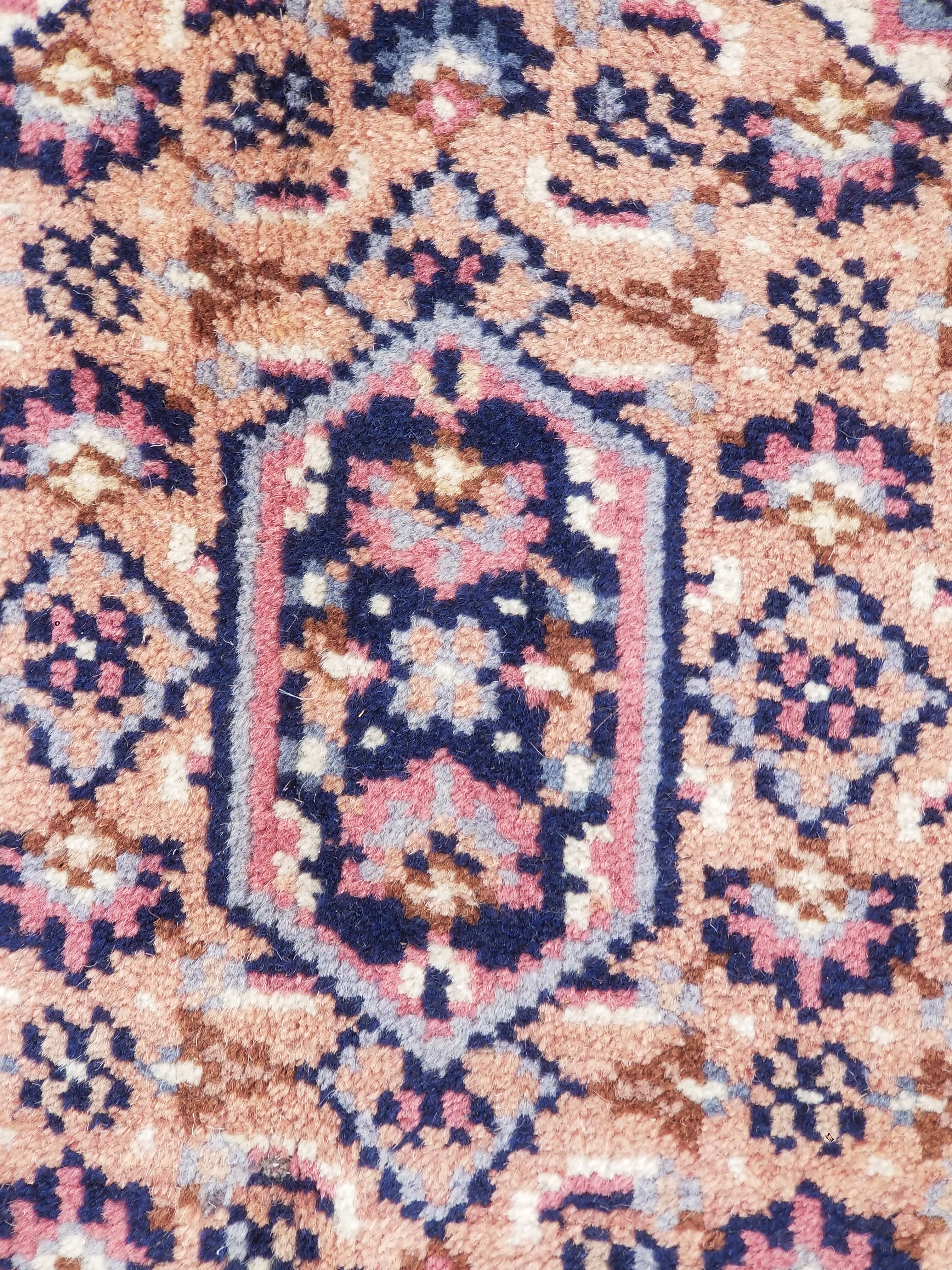 Vintage Traditional Handmade Oriental Wool Multicolor Rug 295x203cm