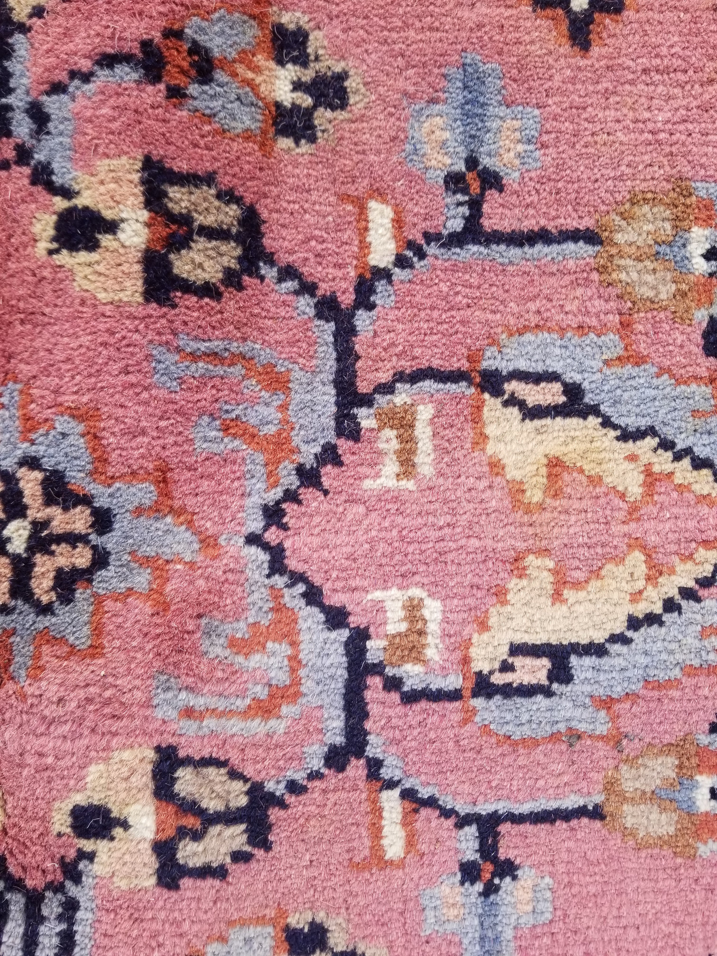 Vintage Traditional Handmade Oriental Wool Multicolor Rug 249x168cm