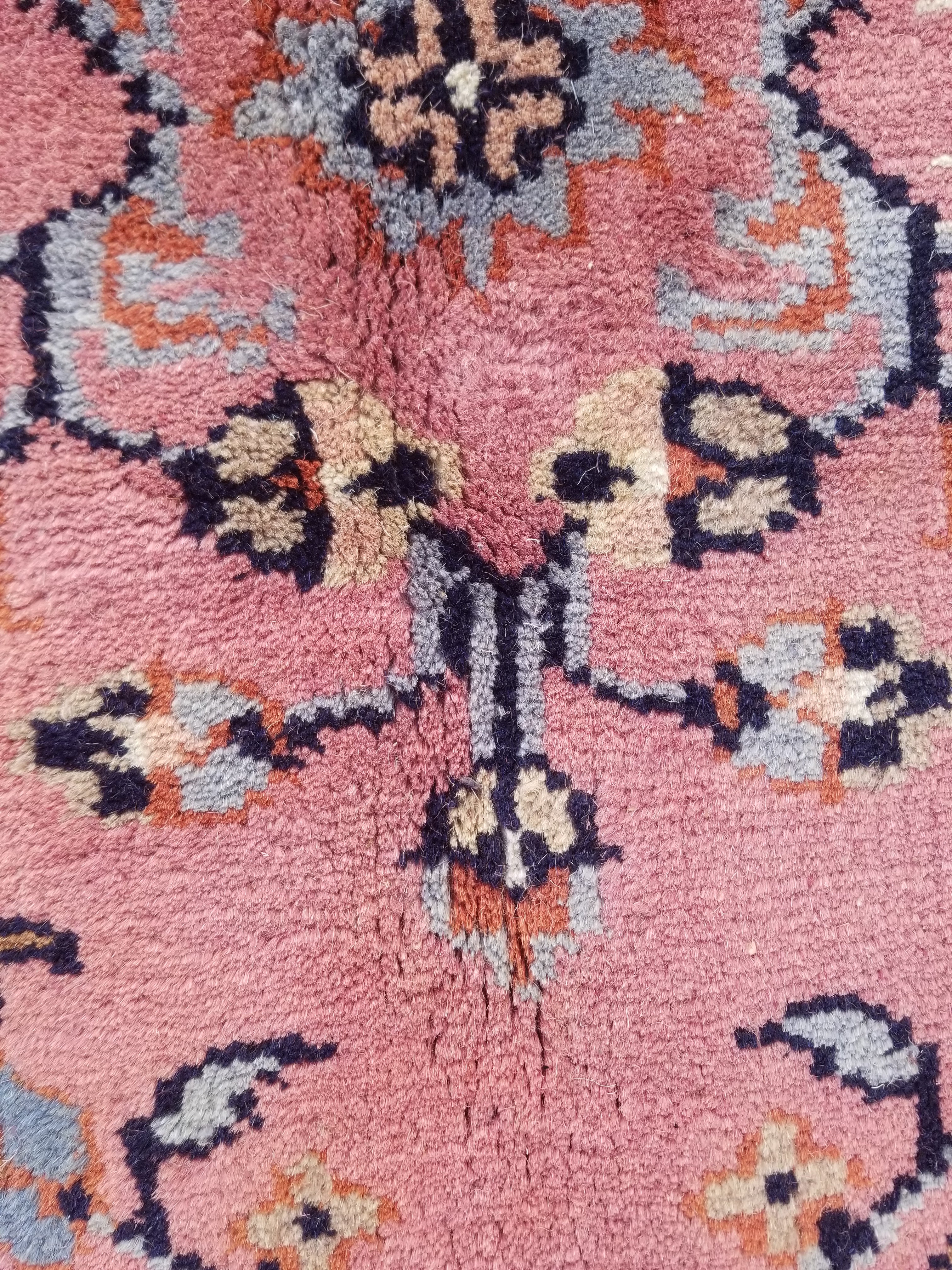 Vintage Traditional Handmade Oriental Wool Multicolor Rug 249x168cm