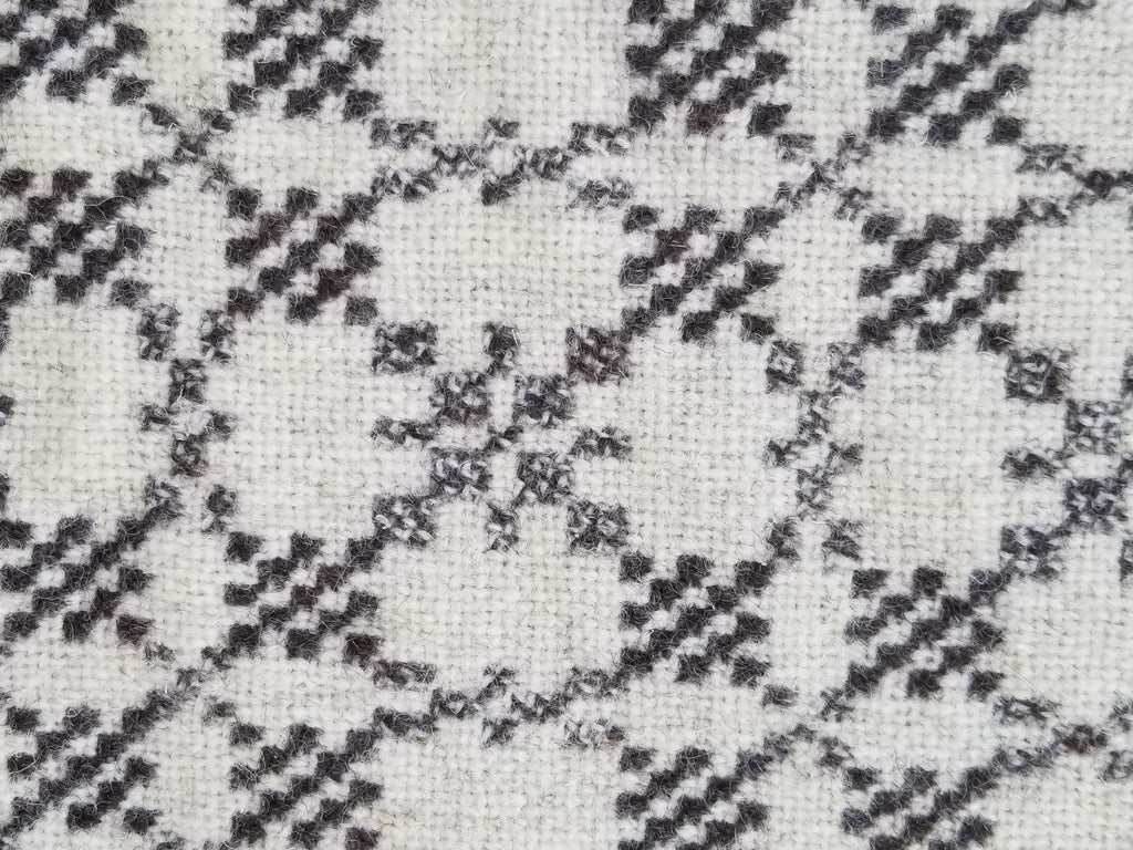 Vintage Traditional Handmade Reversible Welsh Wool Tapestry Blanket 230x156cm