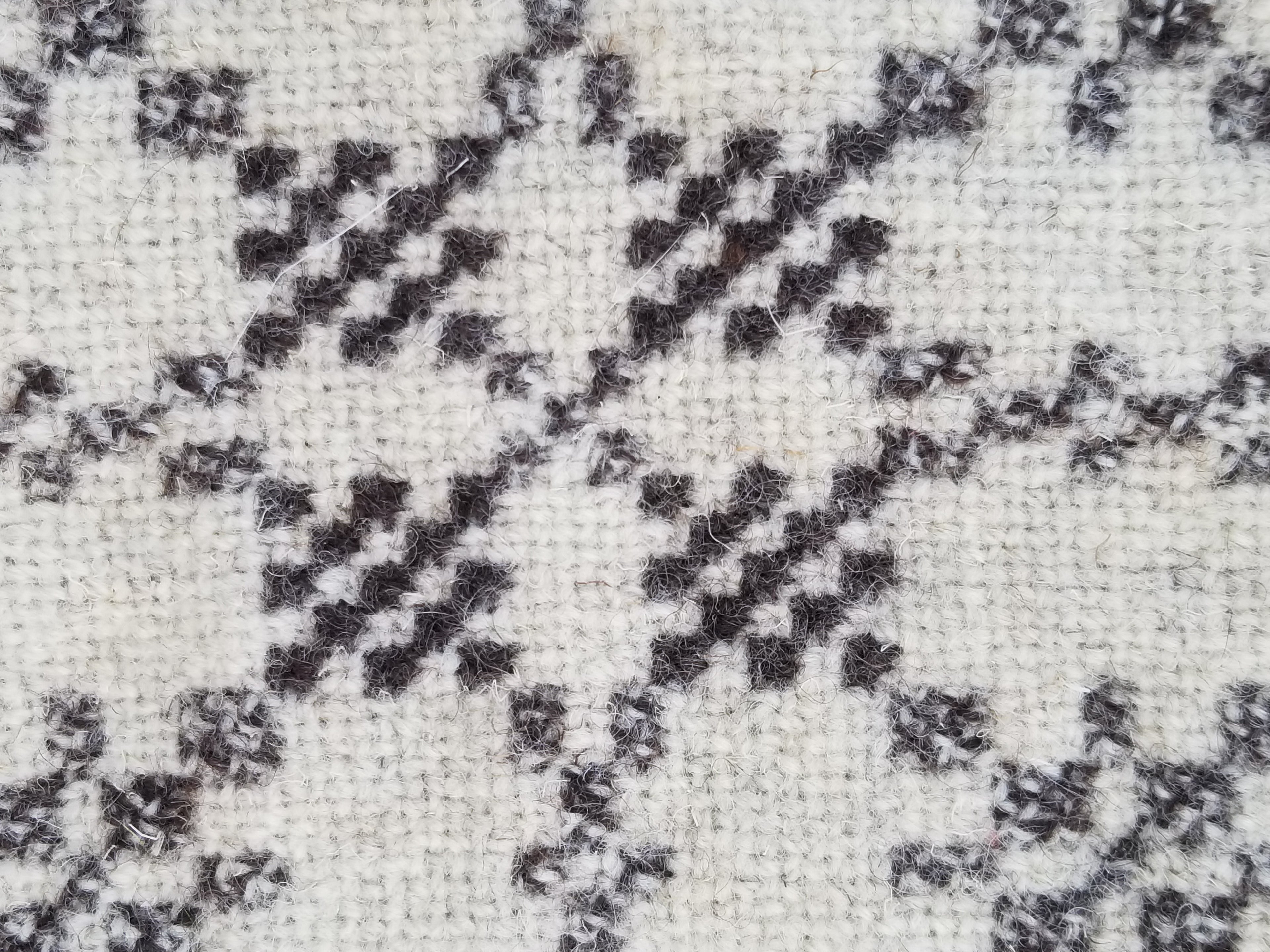 Vintage Traditional Handmade Reversible Welsh Wool Tapestry Blanket 230x156cm