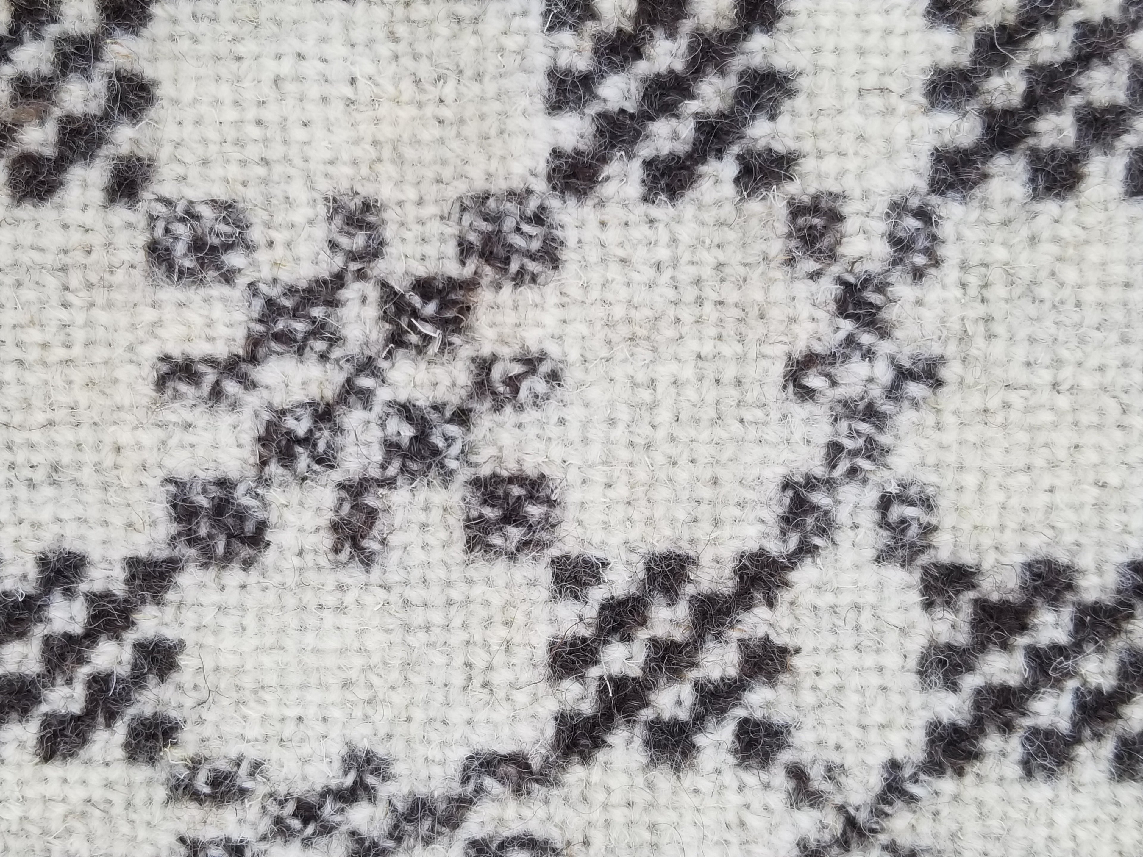 Vintage Traditional Handmade Reversible Welsh Wool Tapestry Blanket 230x156cm