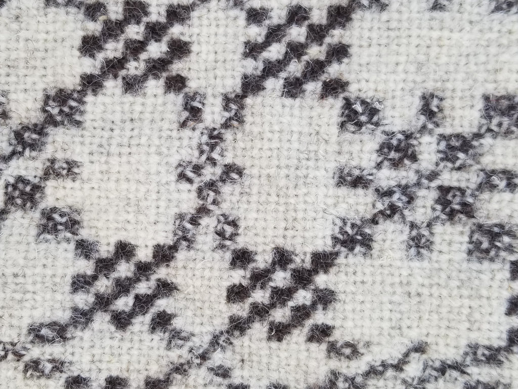 Vintage Traditional Handmade Reversible Welsh Wool Tapestry Blanket 230x156cm