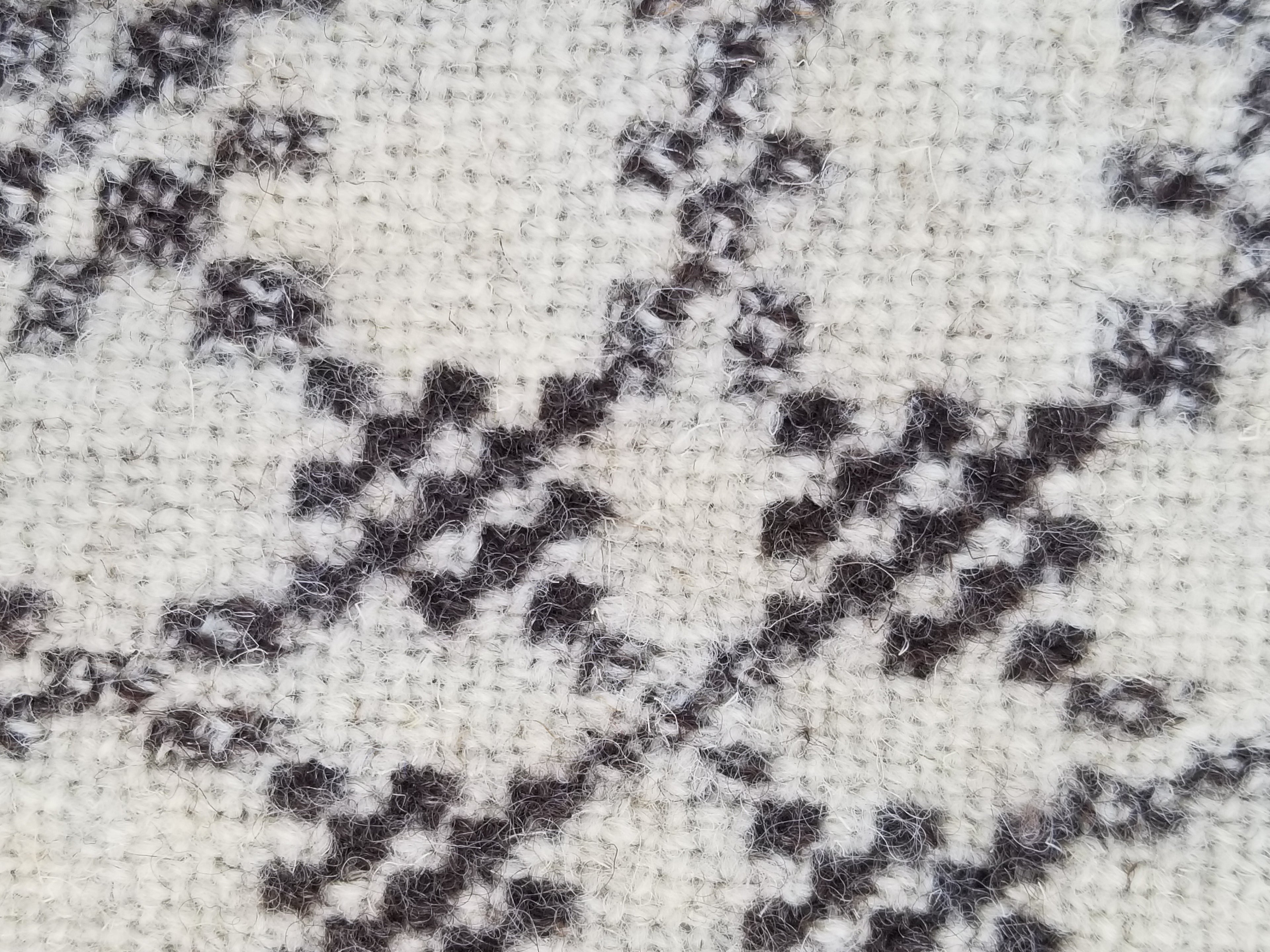 Vintage Traditional Handmade Reversible Welsh Wool Tapestry Blanket 230x156cm