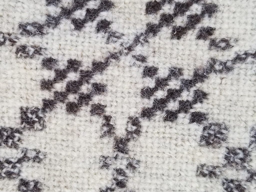 Vintage Traditional Handmade Reversible Welsh Wool Tapestry Blanket 230x156cm