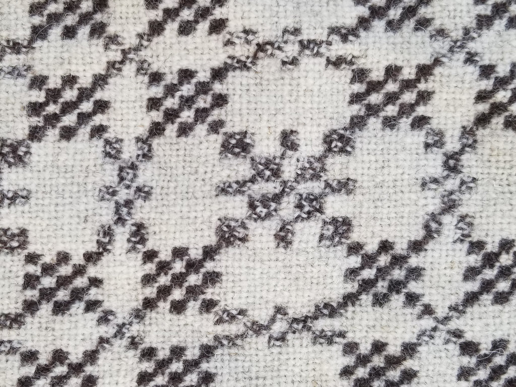 Vintage Traditional Handmade Reversible Welsh Wool Tapestry Blanket 230x156cm