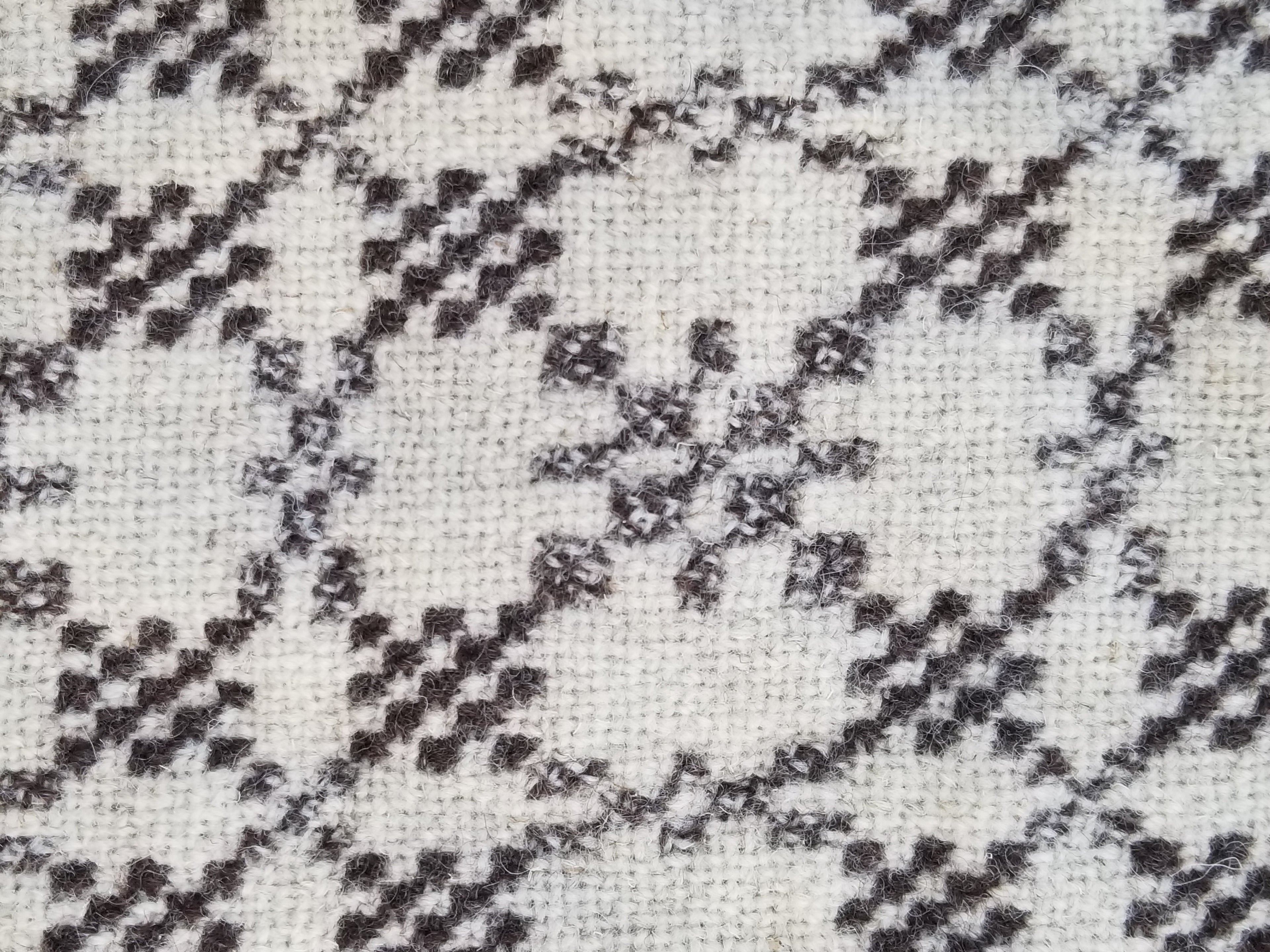 Vintage Traditional Handmade Reversible Welsh Wool Tapestry Blanket 230x156cm