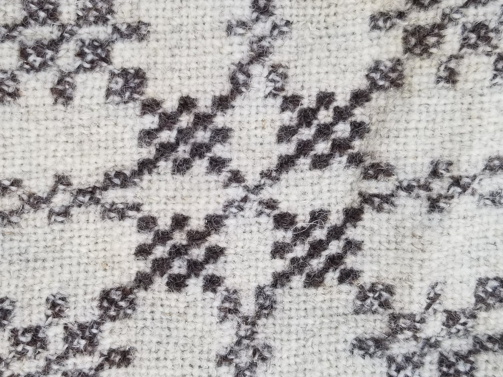 Vintage Traditional Handmade Reversible Welsh Wool Tapestry Blanket 230x156cm