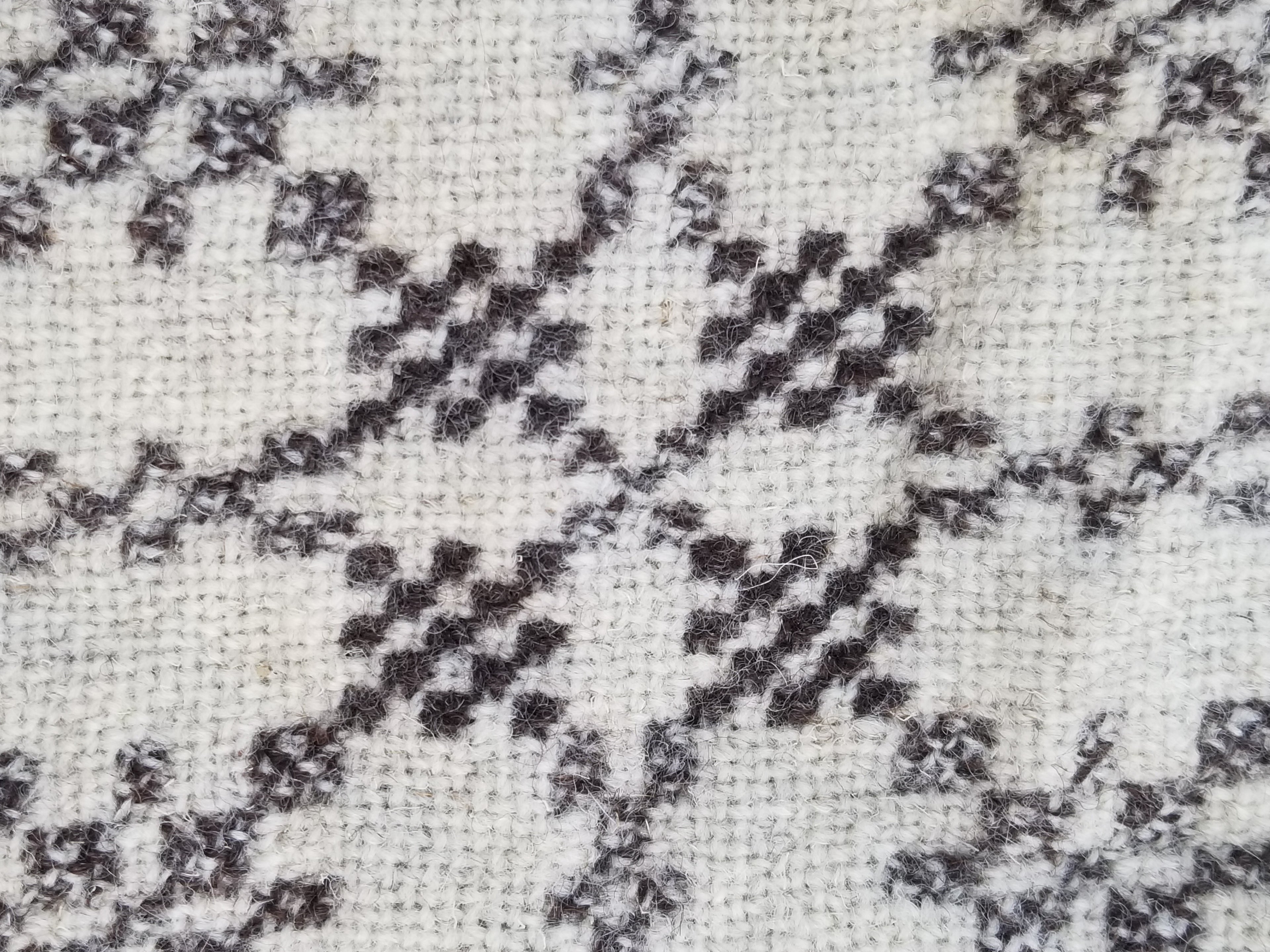 Vintage Traditional Handmade Reversible Welsh Wool Tapestry Blanket 230x156cm