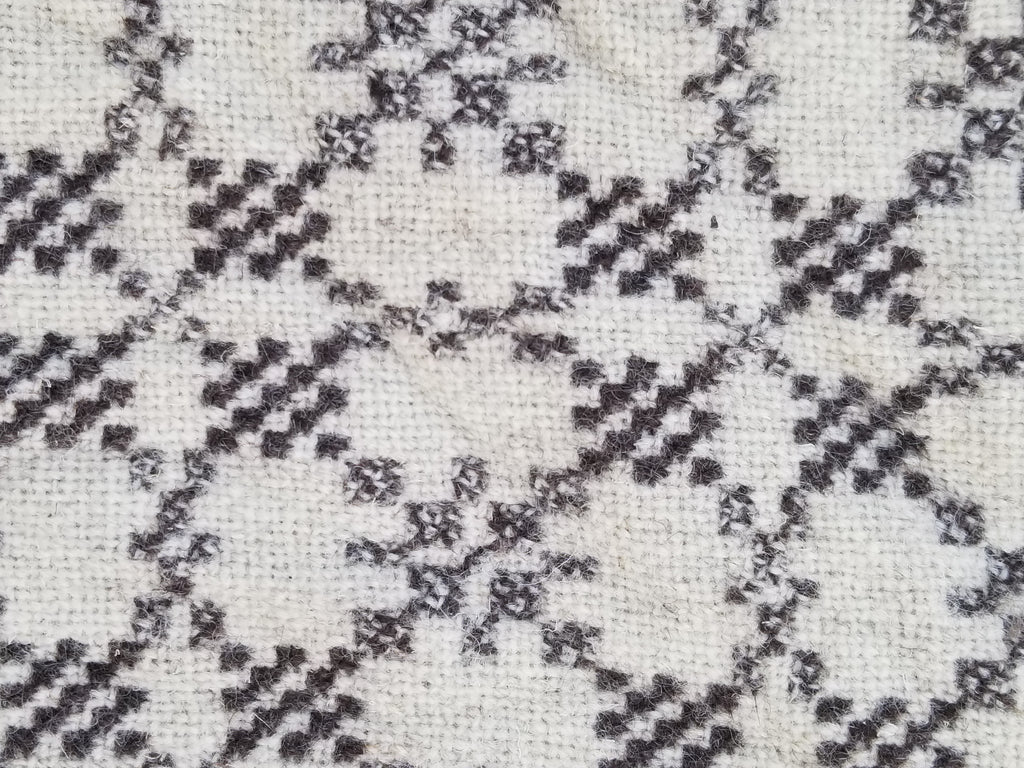 Vintage Traditional Handmade Reversible Welsh Wool Tapestry Blanket 230x156cm