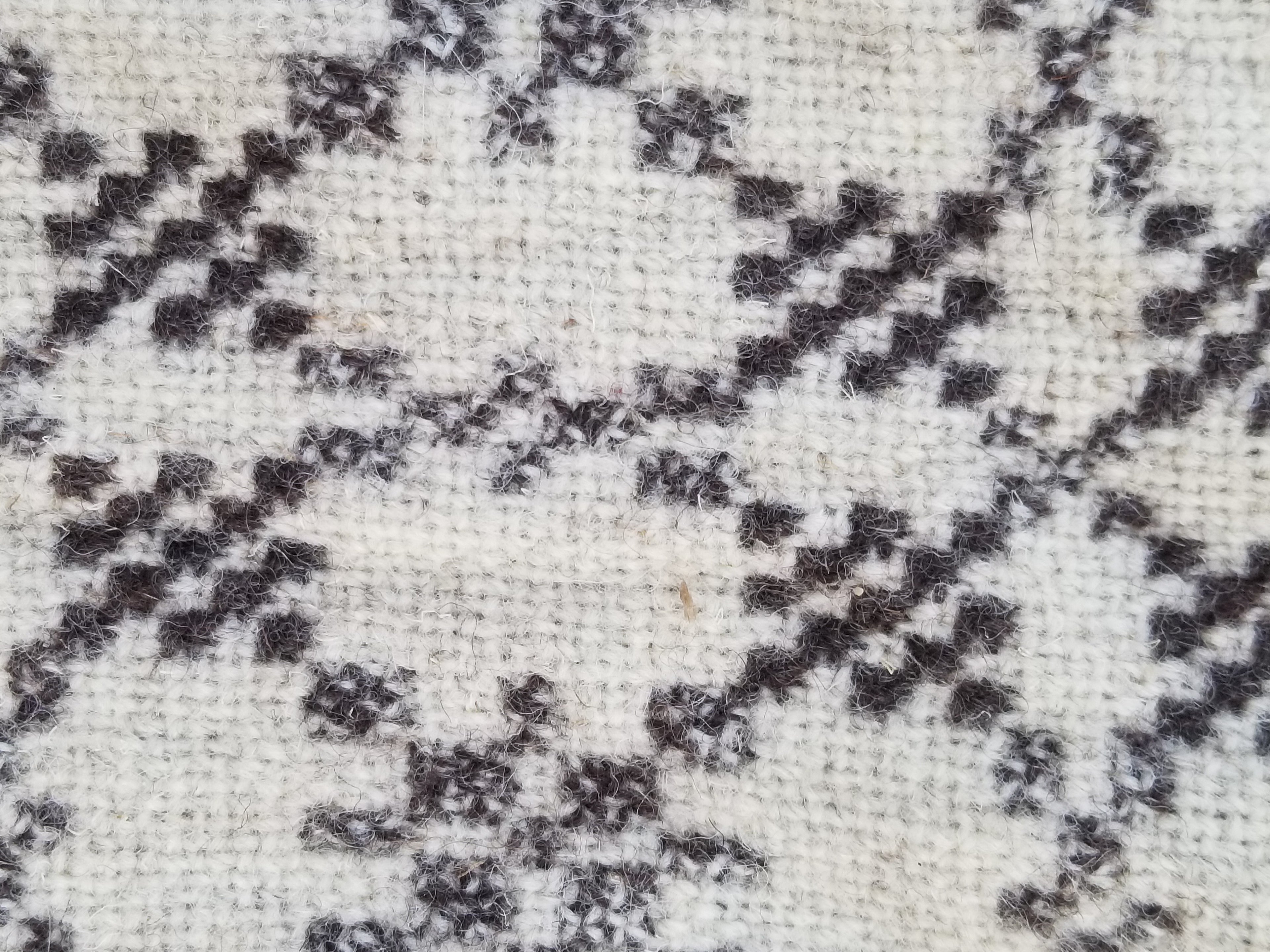 Vintage Traditional Handmade Reversible Welsh Wool Tapestry Blanket 230x156cm