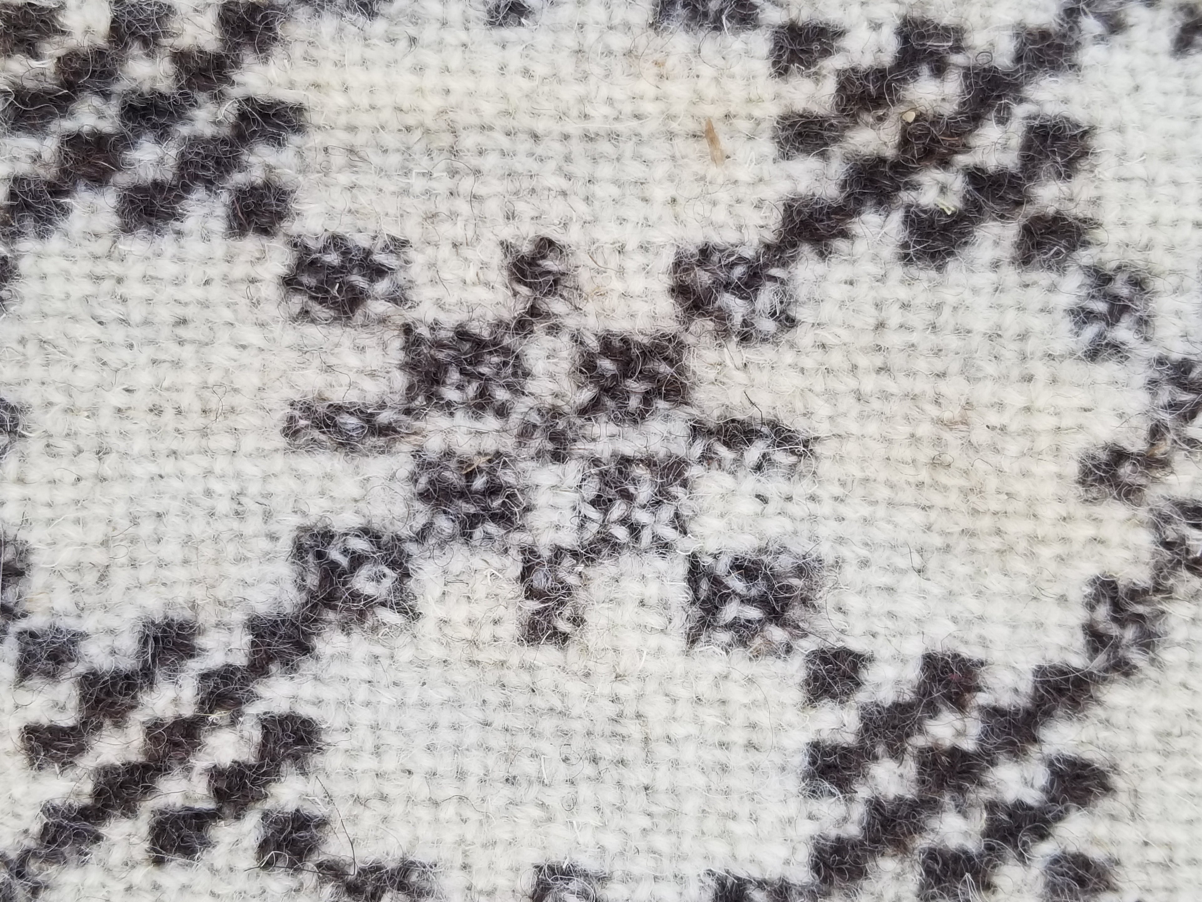 Vintage Traditional Handmade Reversible Welsh Wool Tapestry Blanket 230x156cm