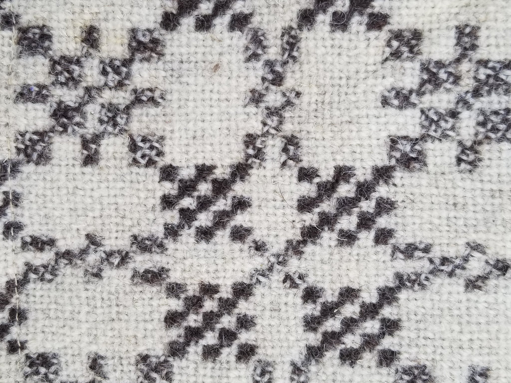 Vintage Traditional Handmade Reversible Welsh Wool Tapestry Blanket 230x156cm