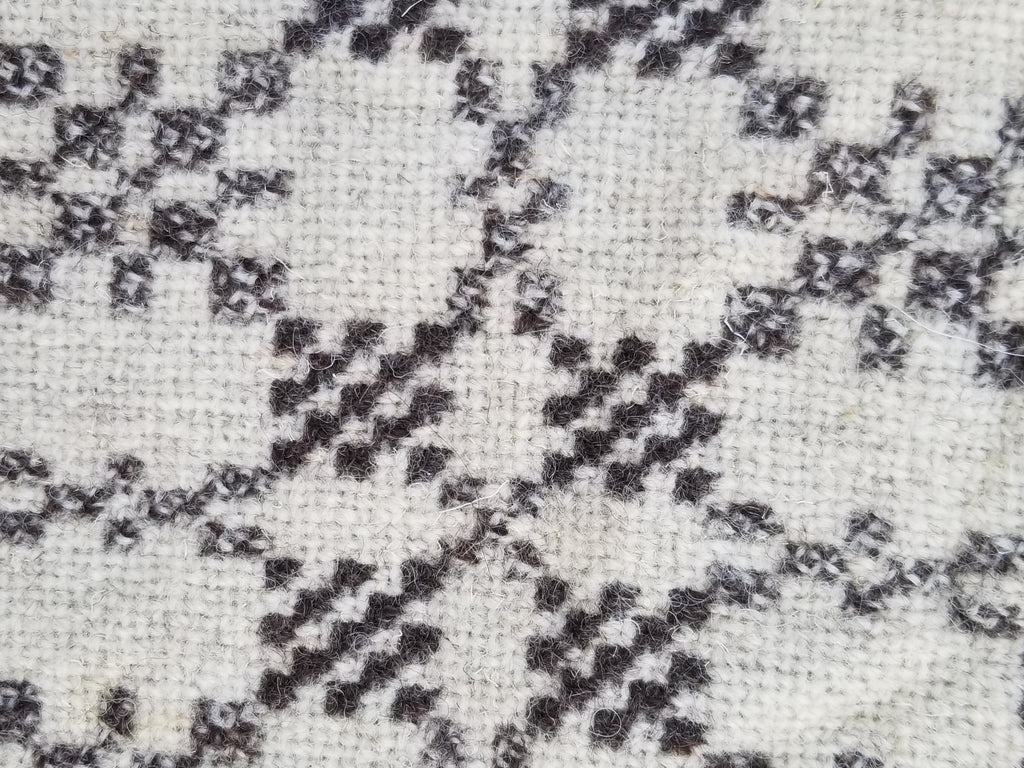 Vintage Traditional Handmade Reversible Welsh Wool Tapestry Blanket 230x156cm