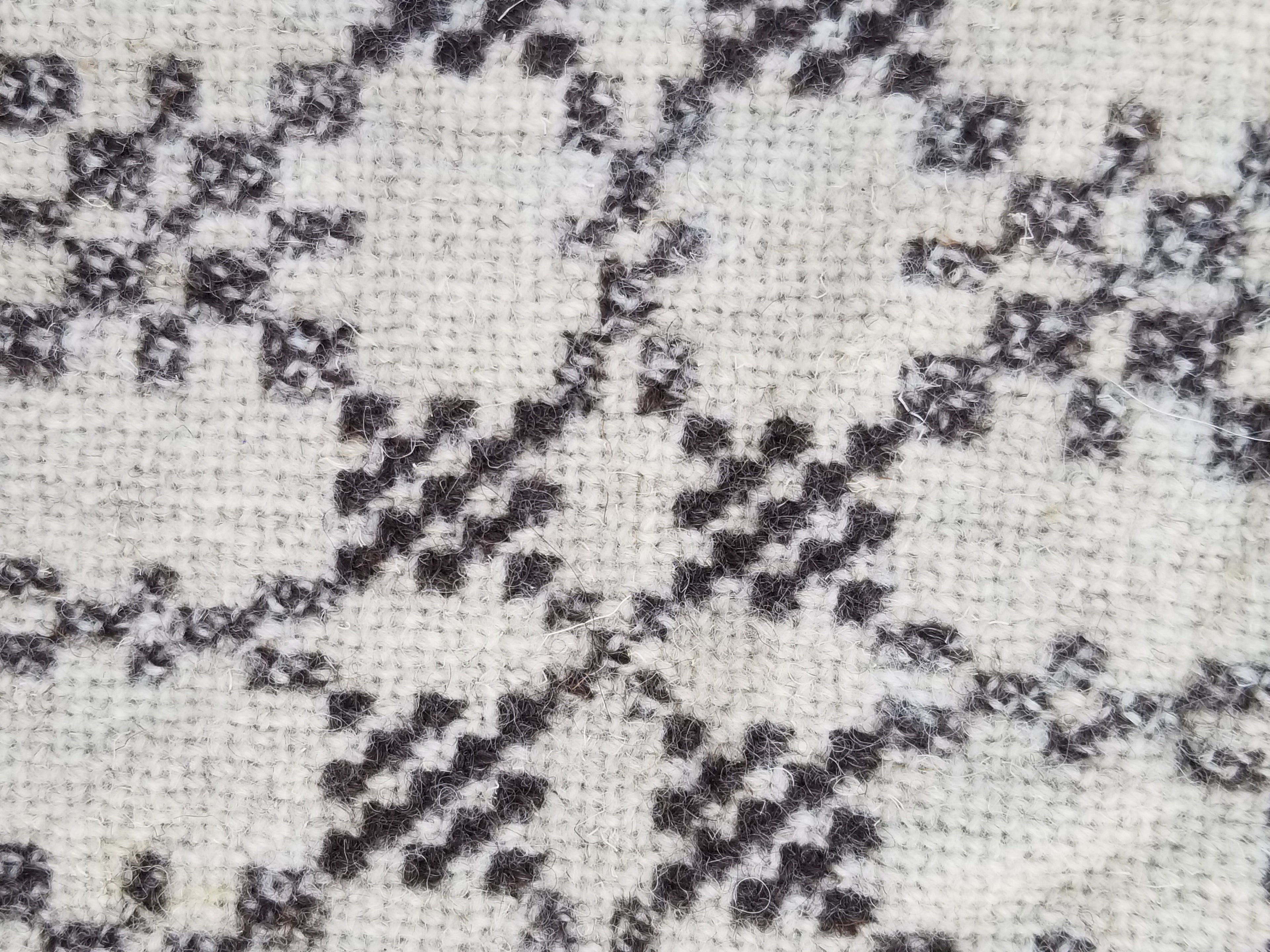 Vintage Traditional Handmade Reversible Welsh Wool Tapestry Blanket 230x156cm