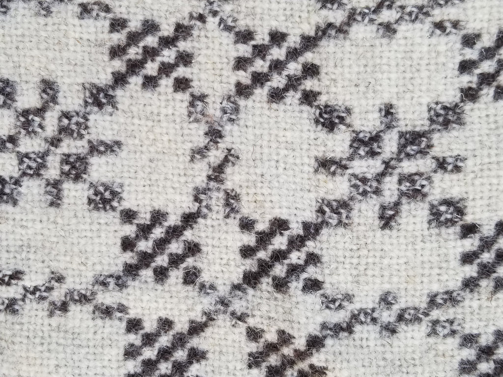 Vintage Traditional Handmade Reversible Welsh Wool Tapestry Blanket 230x156cm