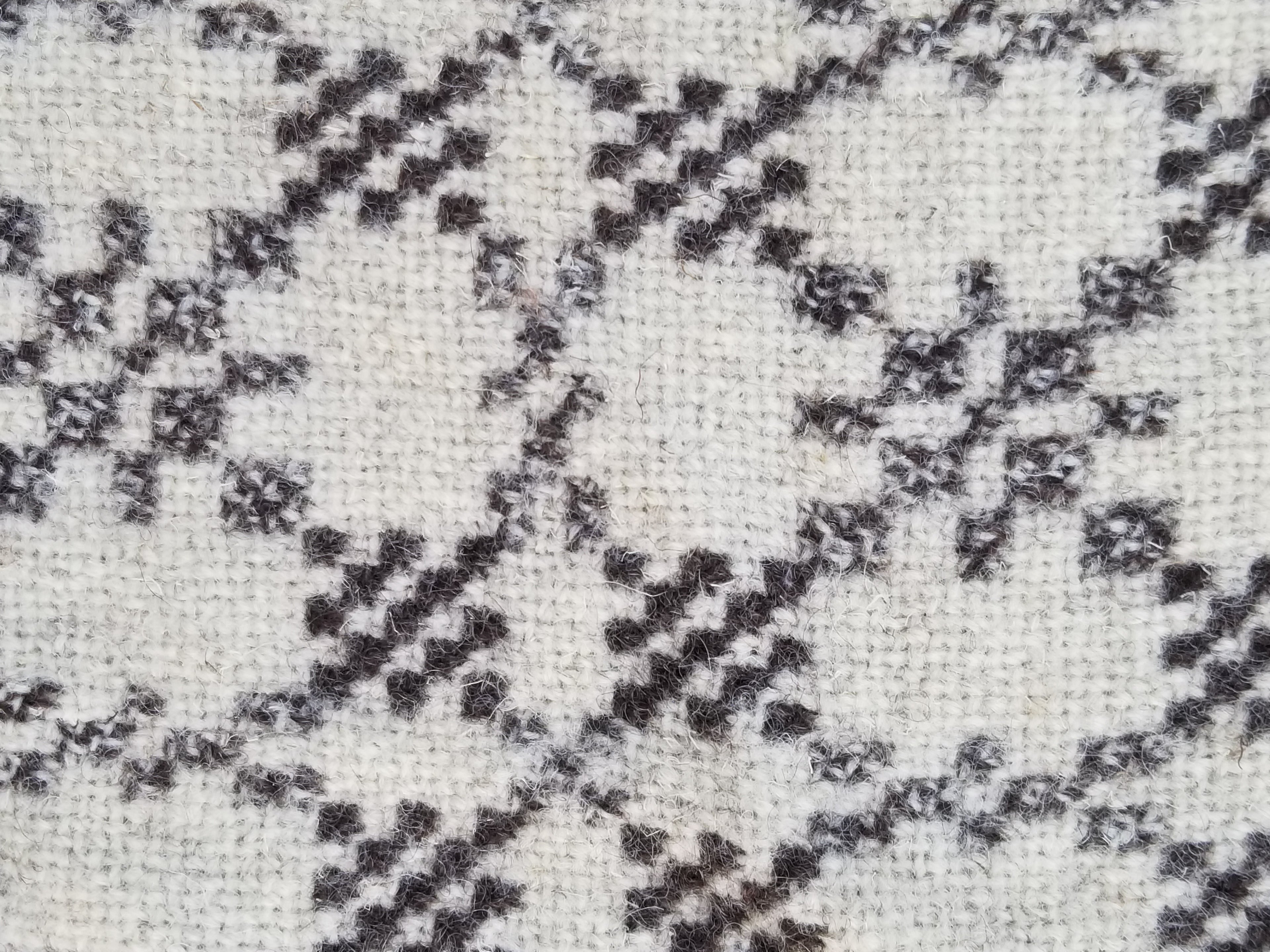 Vintage Traditional Handmade Reversible Welsh Wool Tapestry Blanket 230x156cm