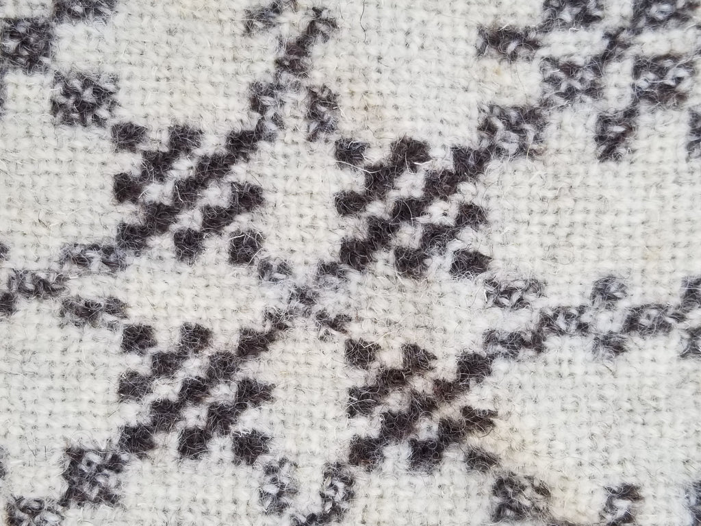 Vintage Traditional Handmade Reversible Welsh Wool Tapestry Blanket 230x156cm