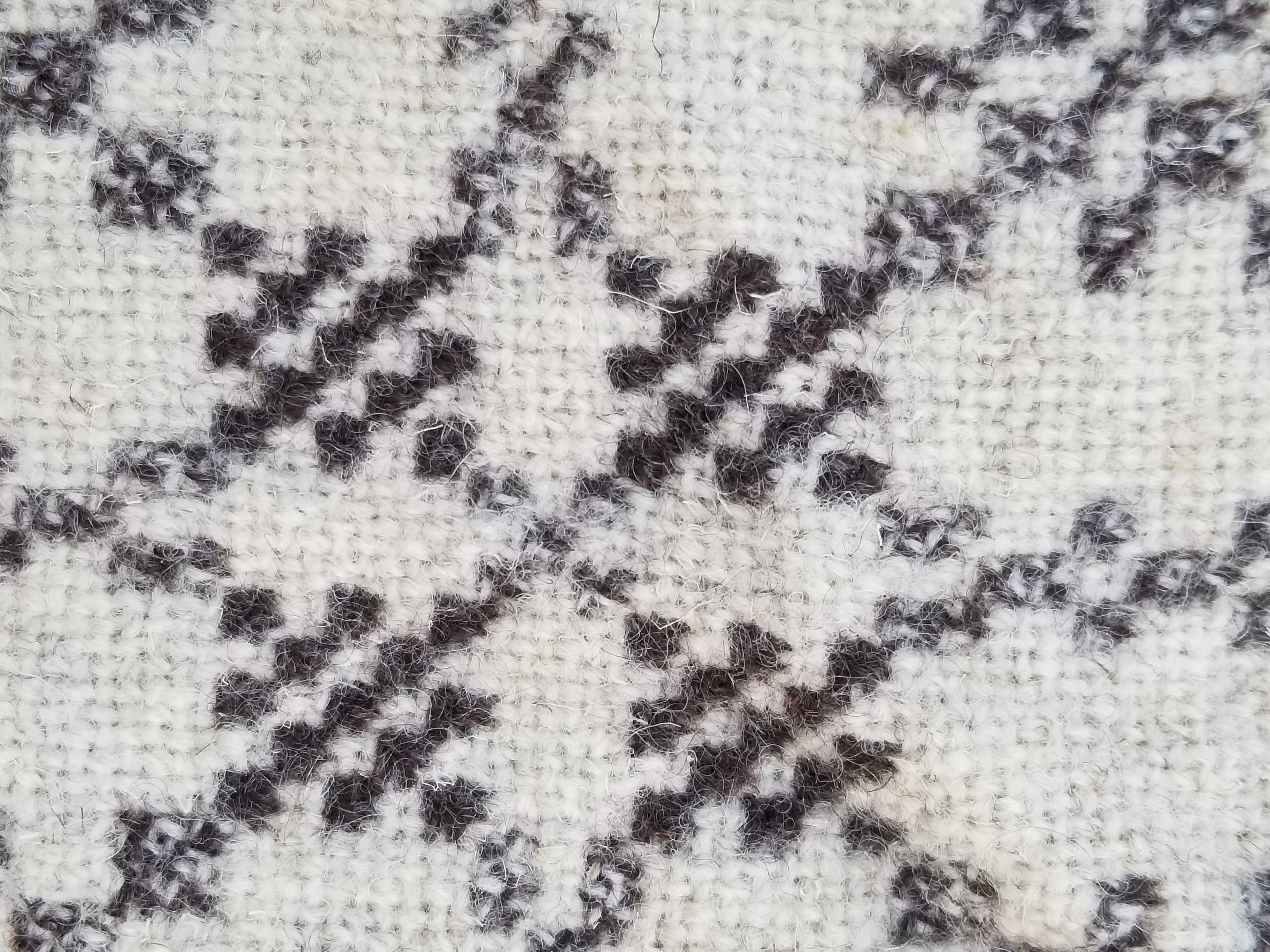 Vintage Traditional Handmade Reversible Welsh Wool Tapestry Blanket 230x156cm