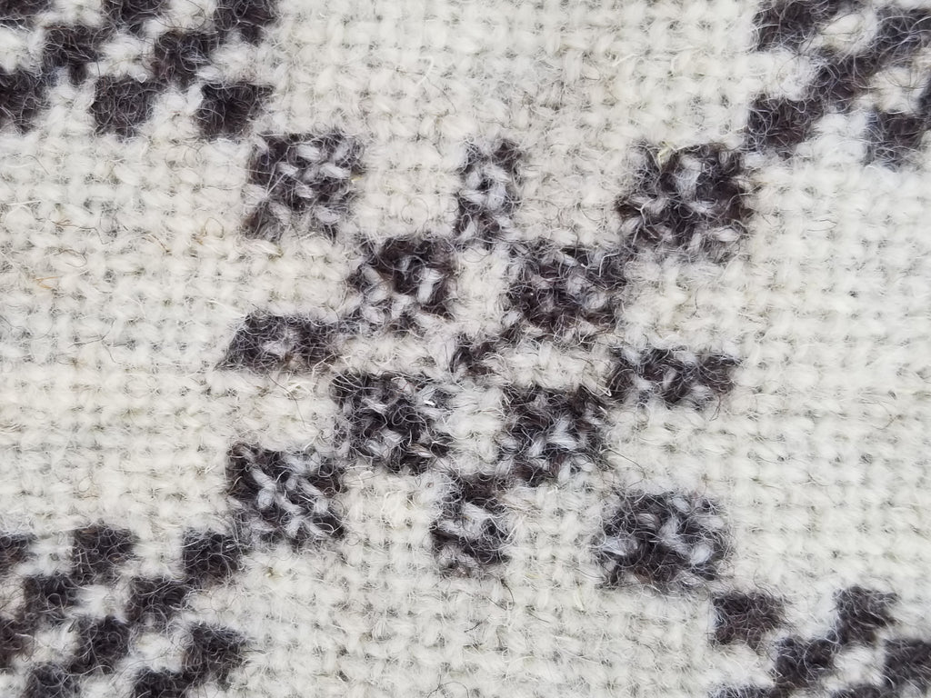 Vintage Traditional Handmade Reversible Welsh Wool Tapestry Blanket 230x156cm