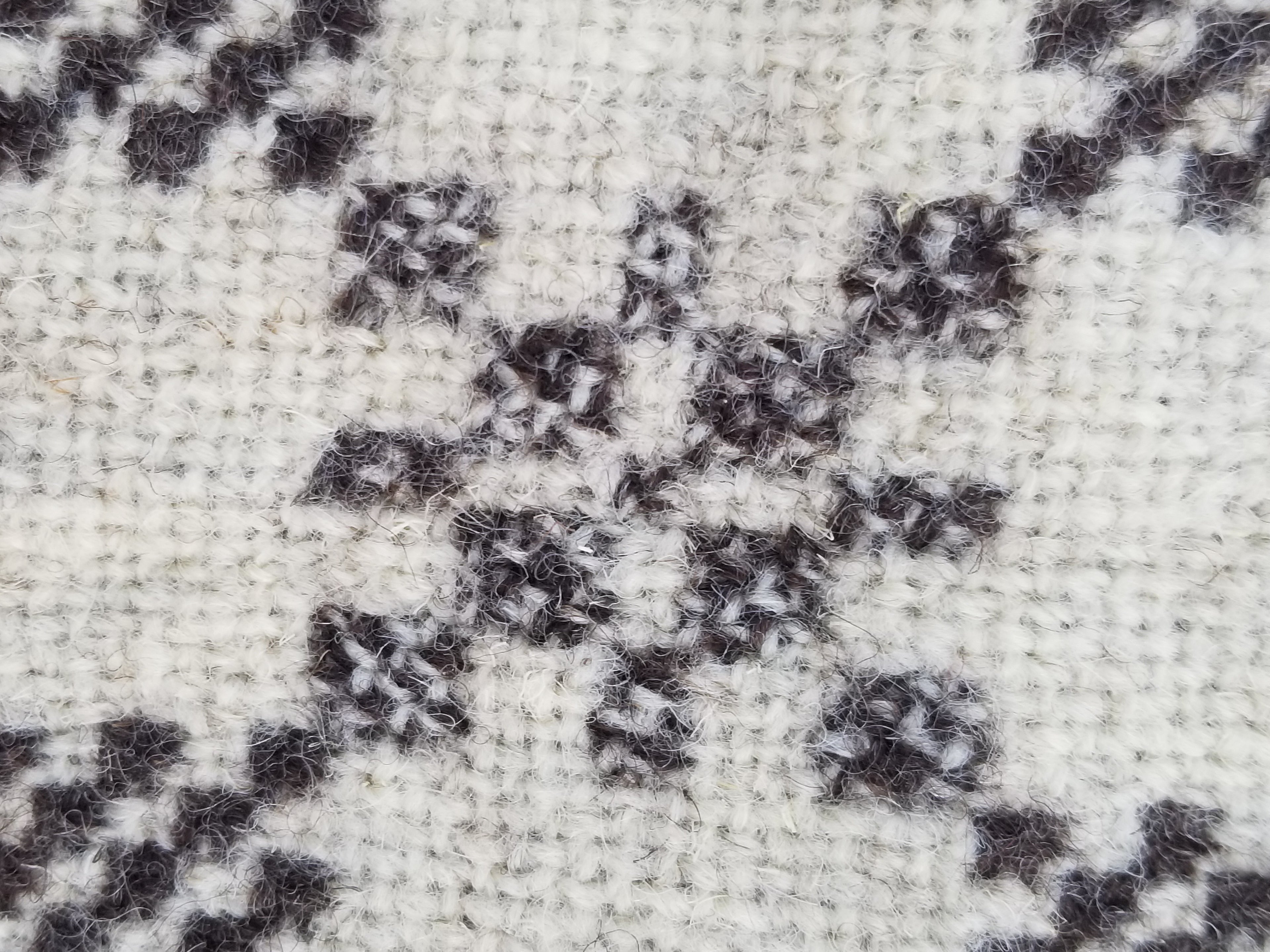 Vintage Traditional Handmade Reversible Welsh Wool Tapestry Blanket 230x156cm