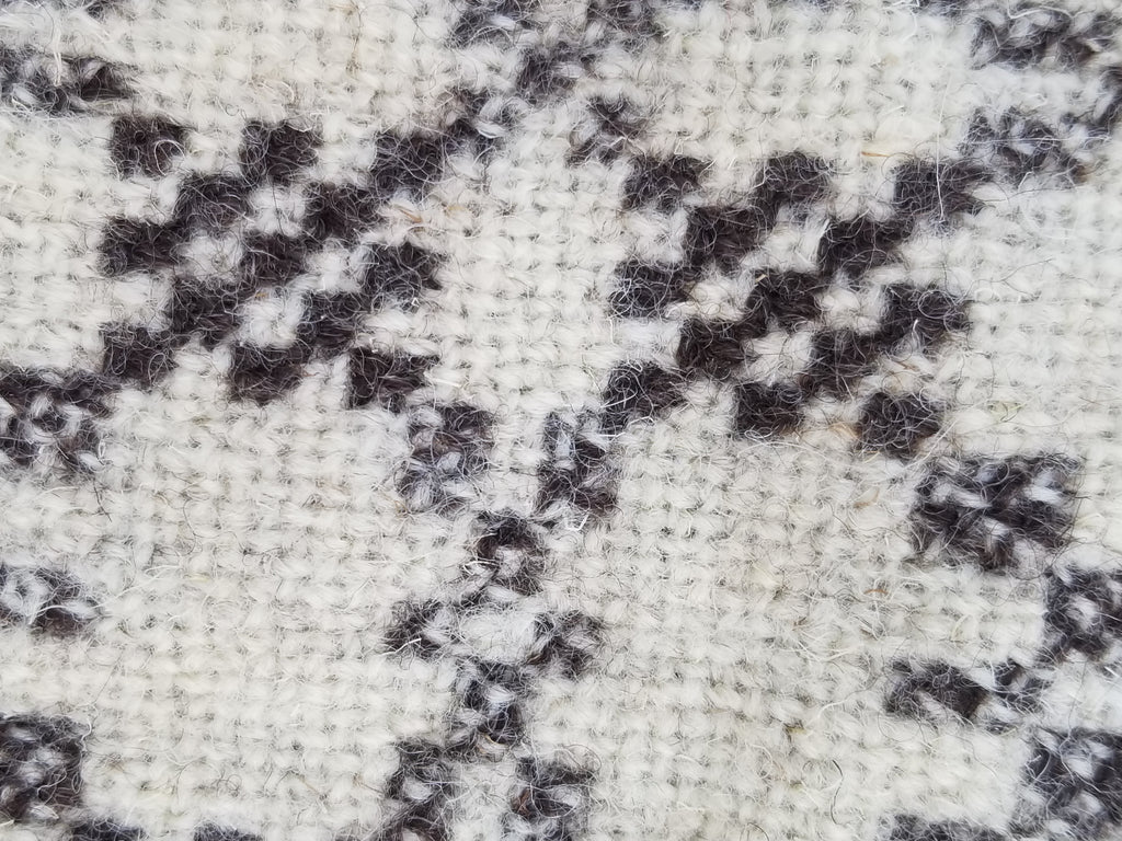 Vintage Traditional Handmade Reversible Welsh Wool Tapestry Blanket 230x156cm