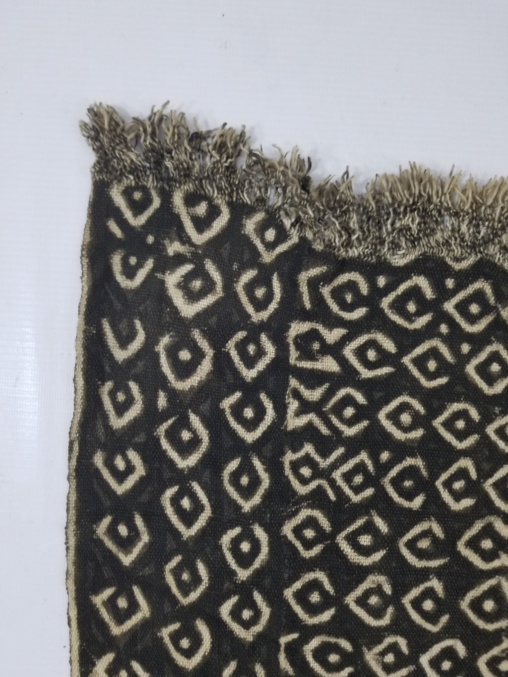 Vintage Traditional Handwoven African Hand Painted Textile 124x82cm