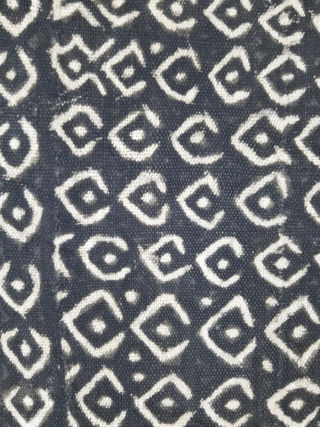 Vintage Traditional Handwoven African Hand Painted Textile 124x82cm