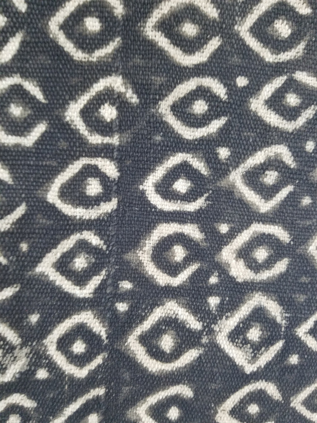 Vintage Traditional Handwoven African Hand Painted Textile 124x82cm