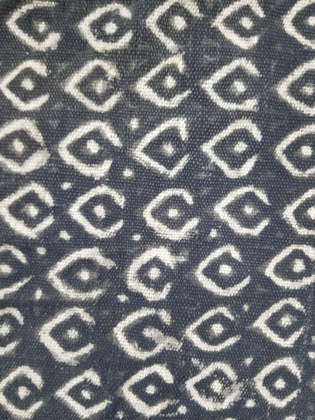 Vintage Traditional Handwoven African Hand Painted Textile 124x82cm