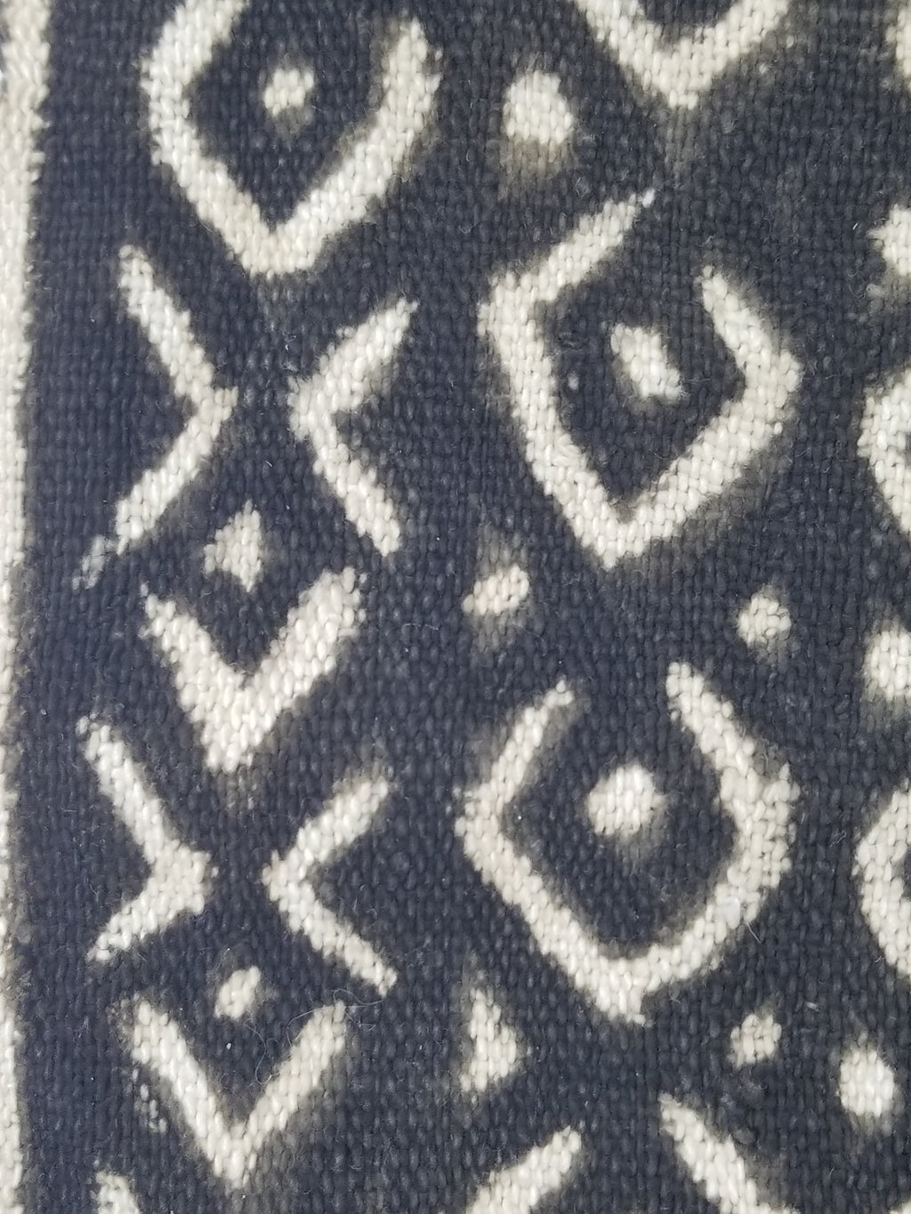 Vintage Traditional Handwoven African Hand Painted Textile 124x82cm